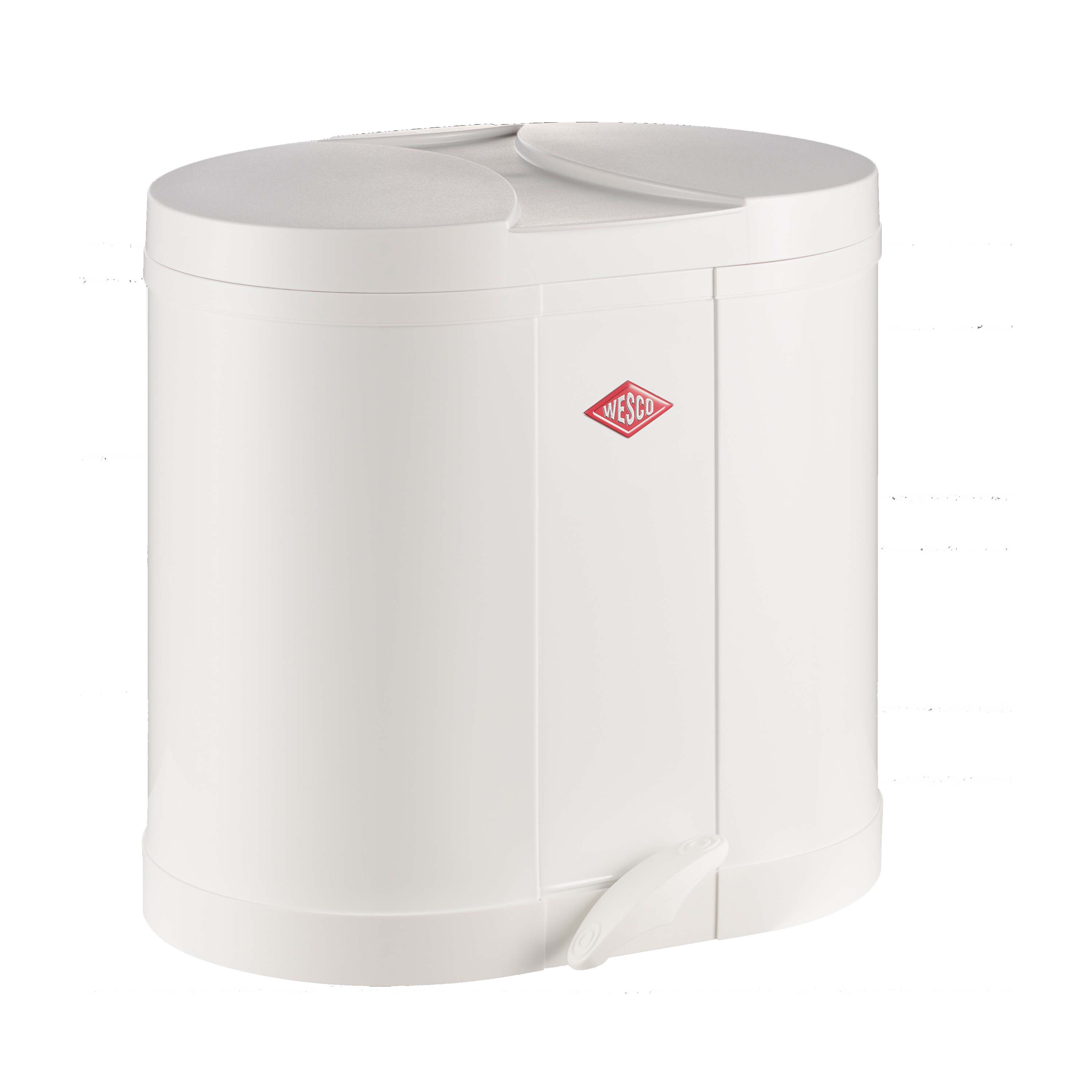 Wesco Mülleimer Ökosammler 2x15L Weiß