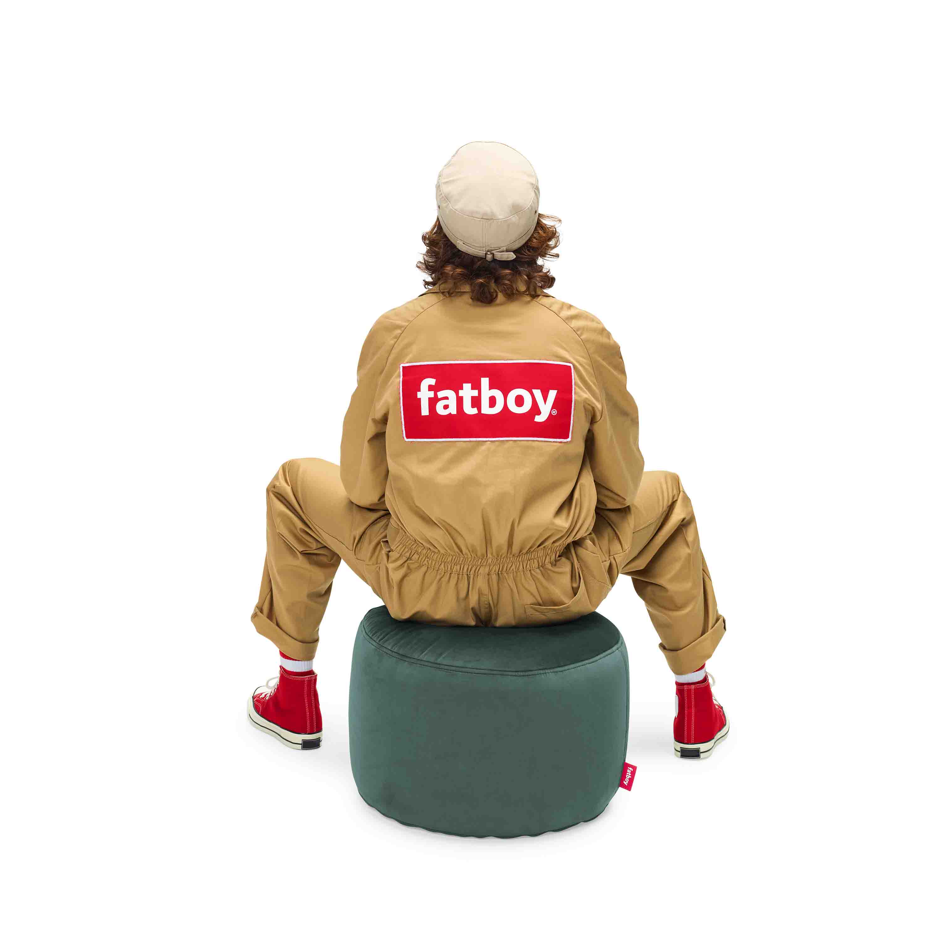 fatboy Sitzhocker Point Velvet Petrol