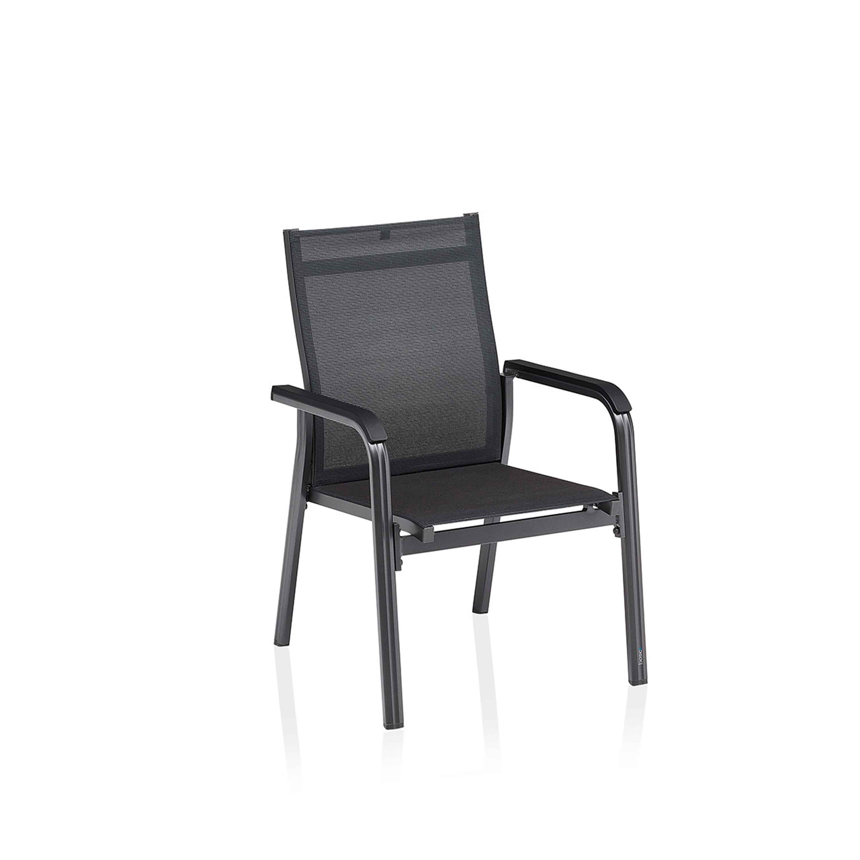 Kettler Gartenstuhl Basic Premium Anthrazit/Lakritz Kettler Gartenstuhl Basic Premium Anthrazit/Lakritz