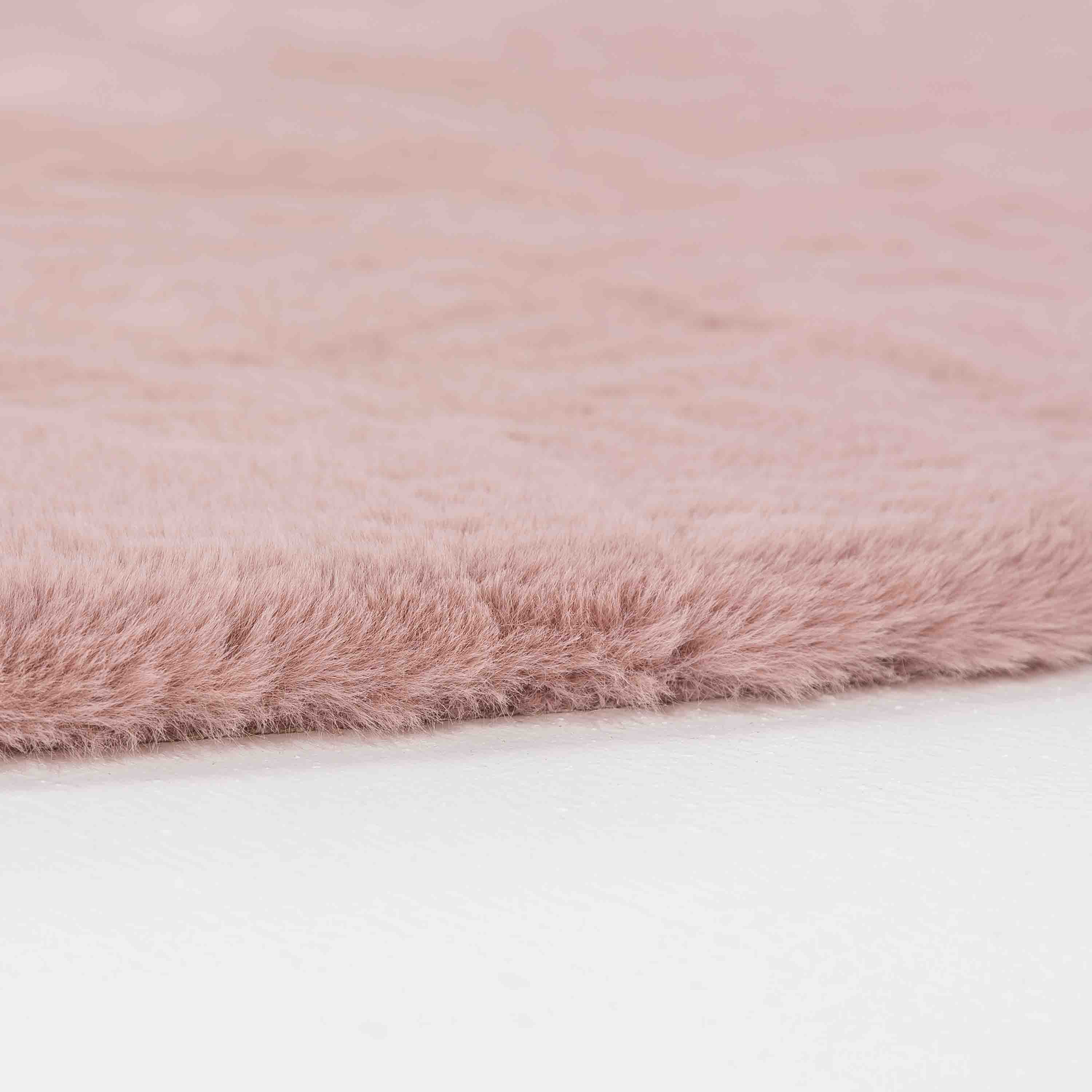 Schöner Wohnen Kollektion Teppich Tender 120 cm Rund Altrosa