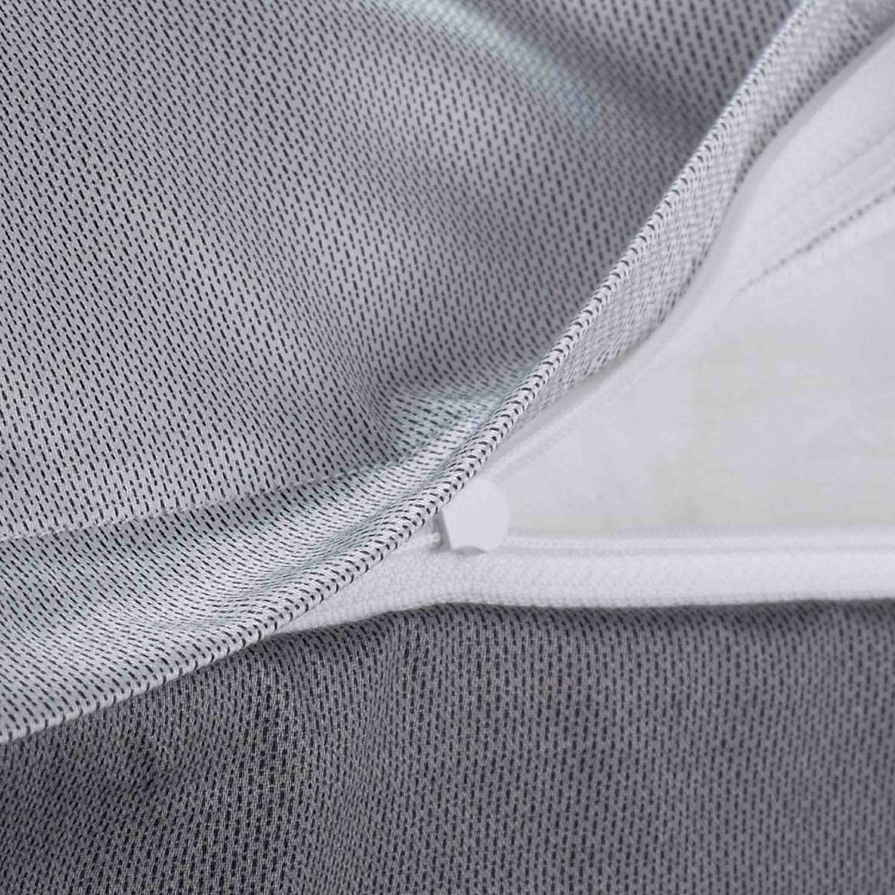 Joop! Bettwäsche Micro Pattern 135/200 - 80/80 Silber