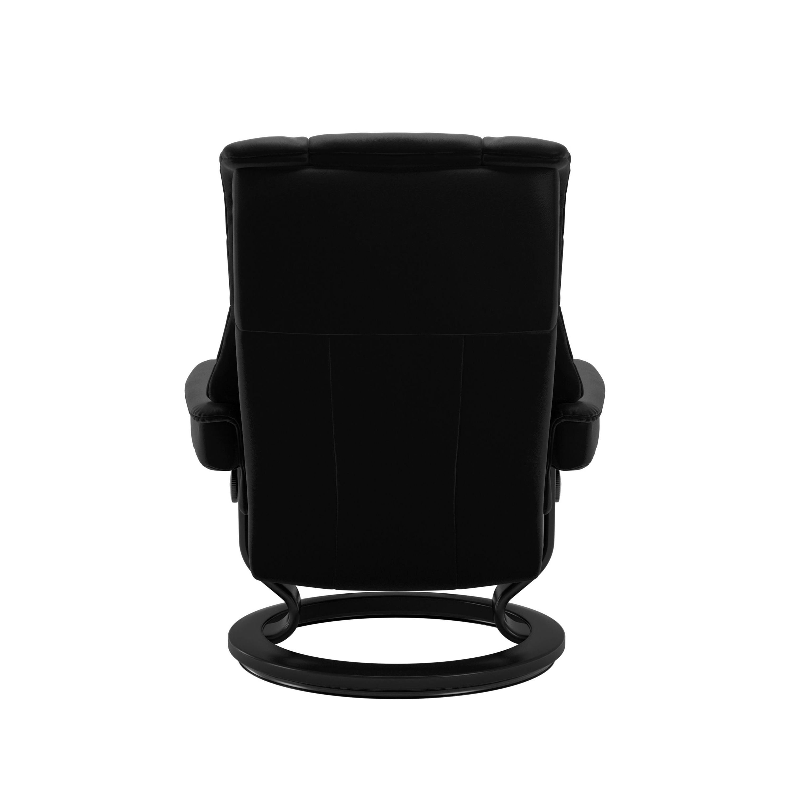 Stressless Mayfair Classic Sessel mit Hocker M Leder Paloma Black Schwarz 