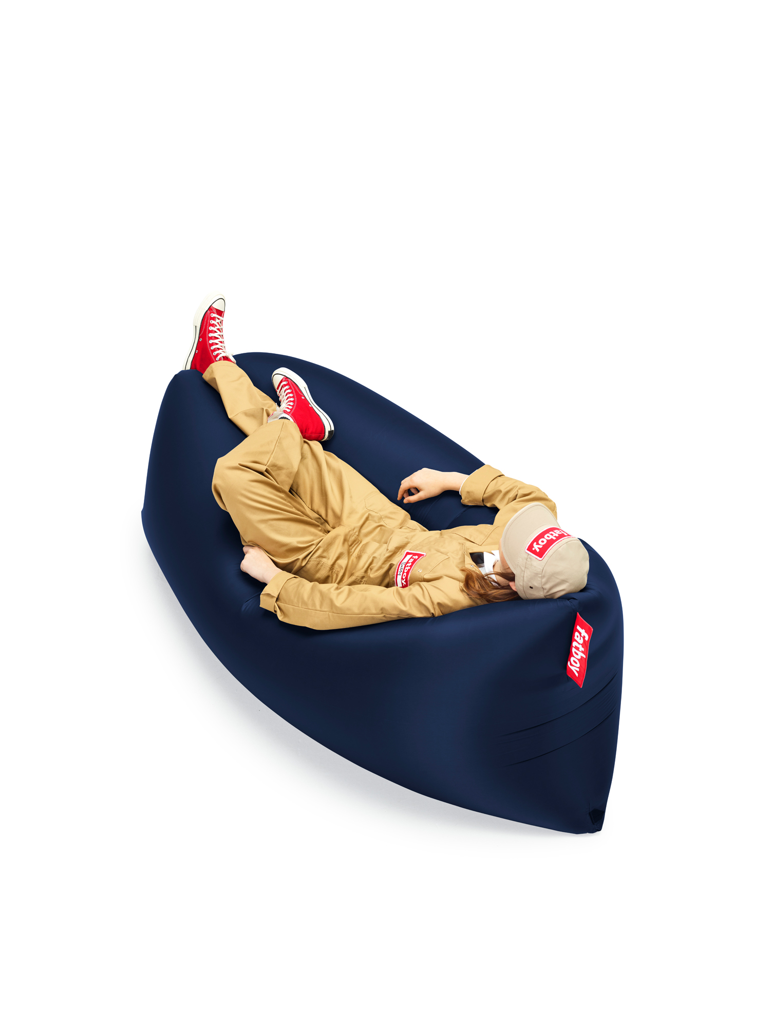 fatboy Aufblasbares Luftsofa Lamzac 3 Dark Blue fatboy Aufblasbares Luftsofa Lamzac 3 Dark Blue