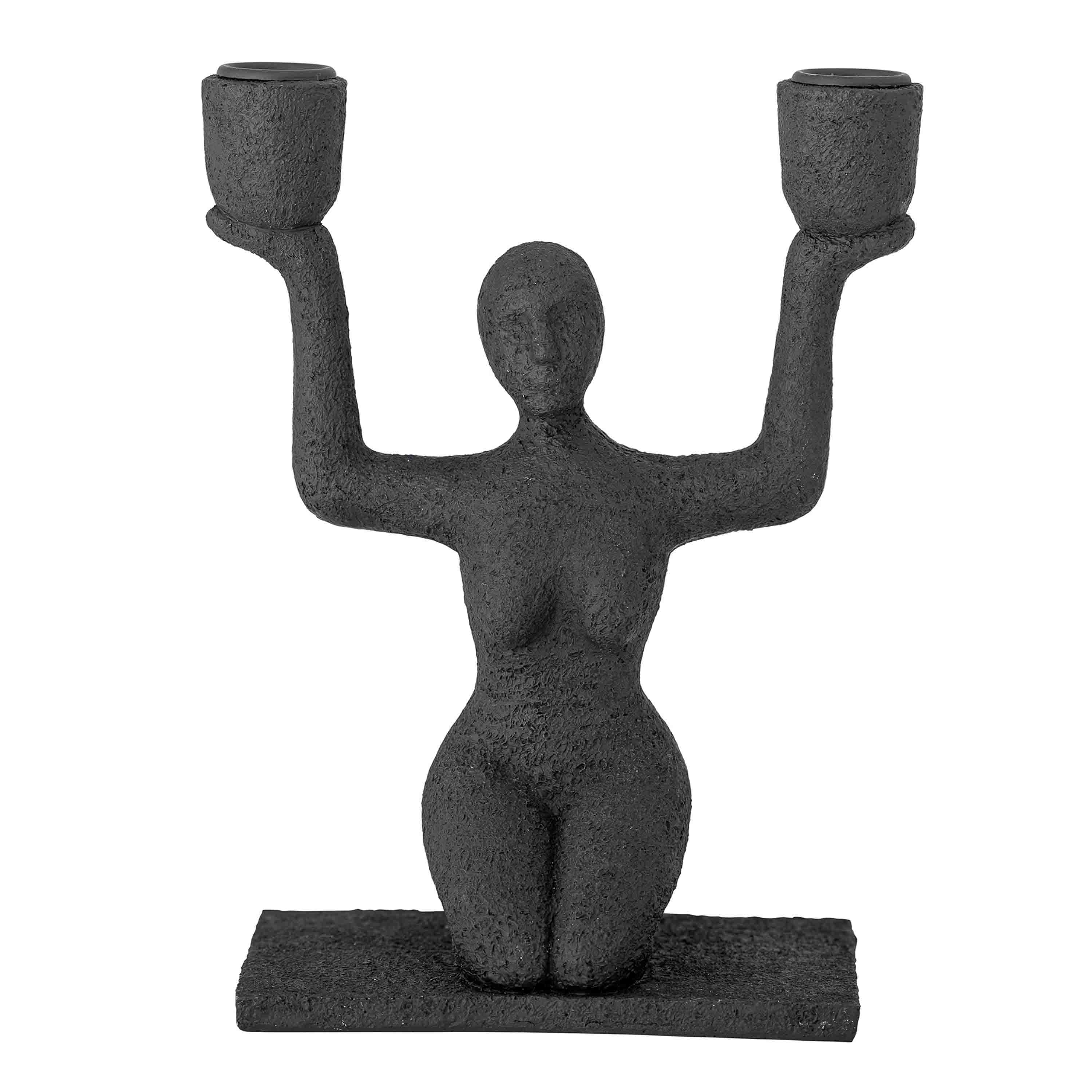 Bloomingville Kerzenständer Lucie Schwarz Bloomingville Kerzenständer Lucie Schwarz