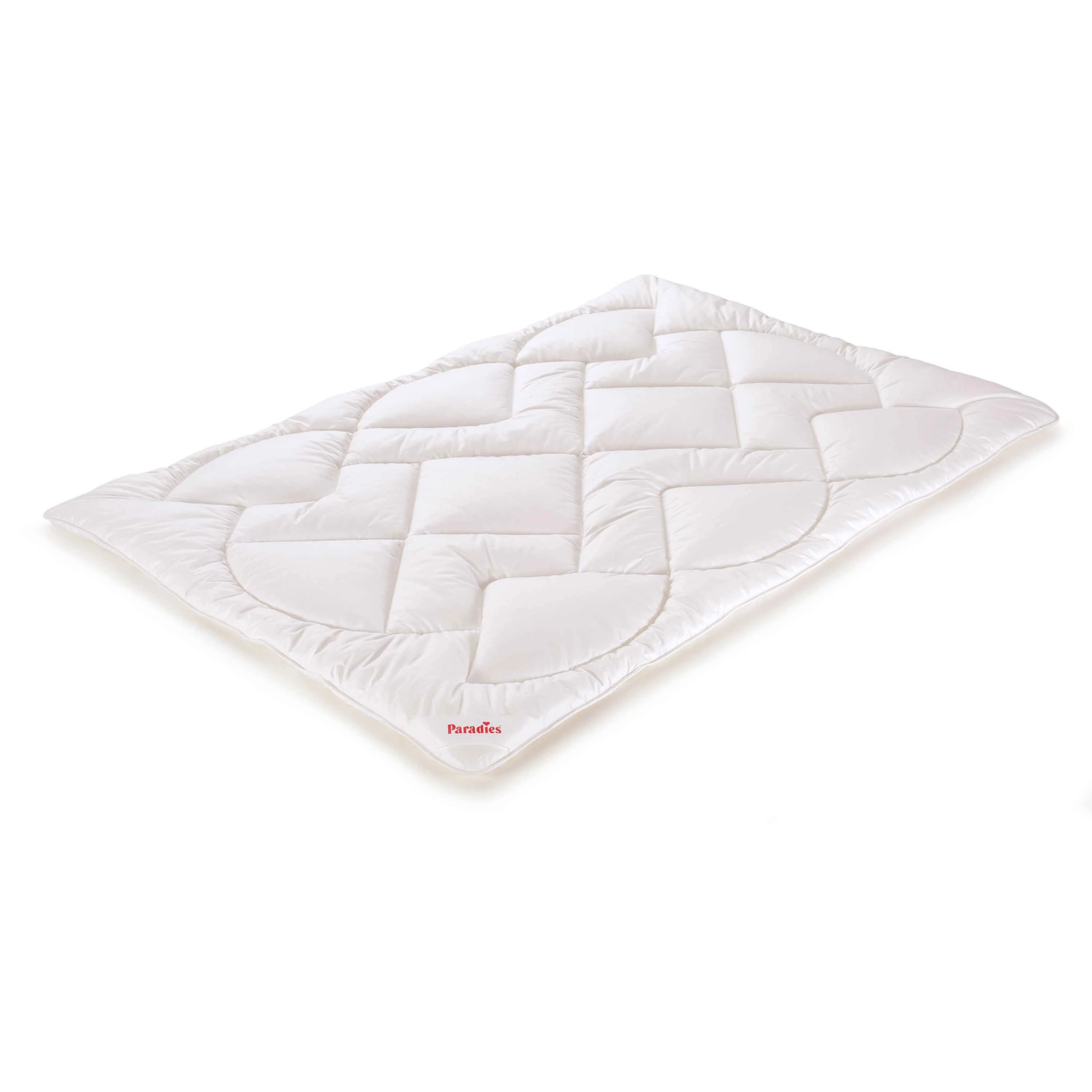 Paradies Bettdecke Anela Bio Medium Warm 200x200 cm Weiß