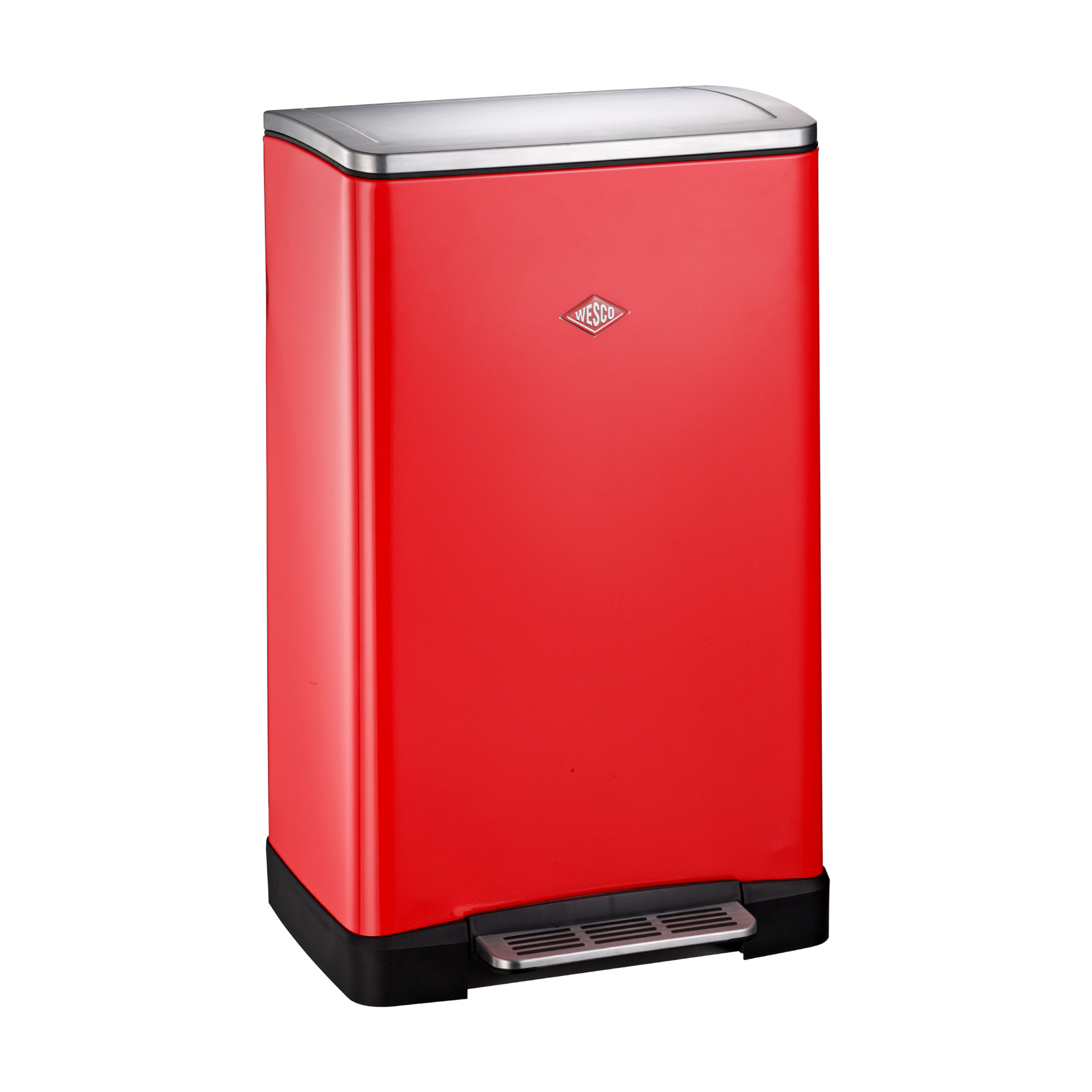 Wesco Mülleimer Big Double Boy Abfallsammler 2x18L Rot