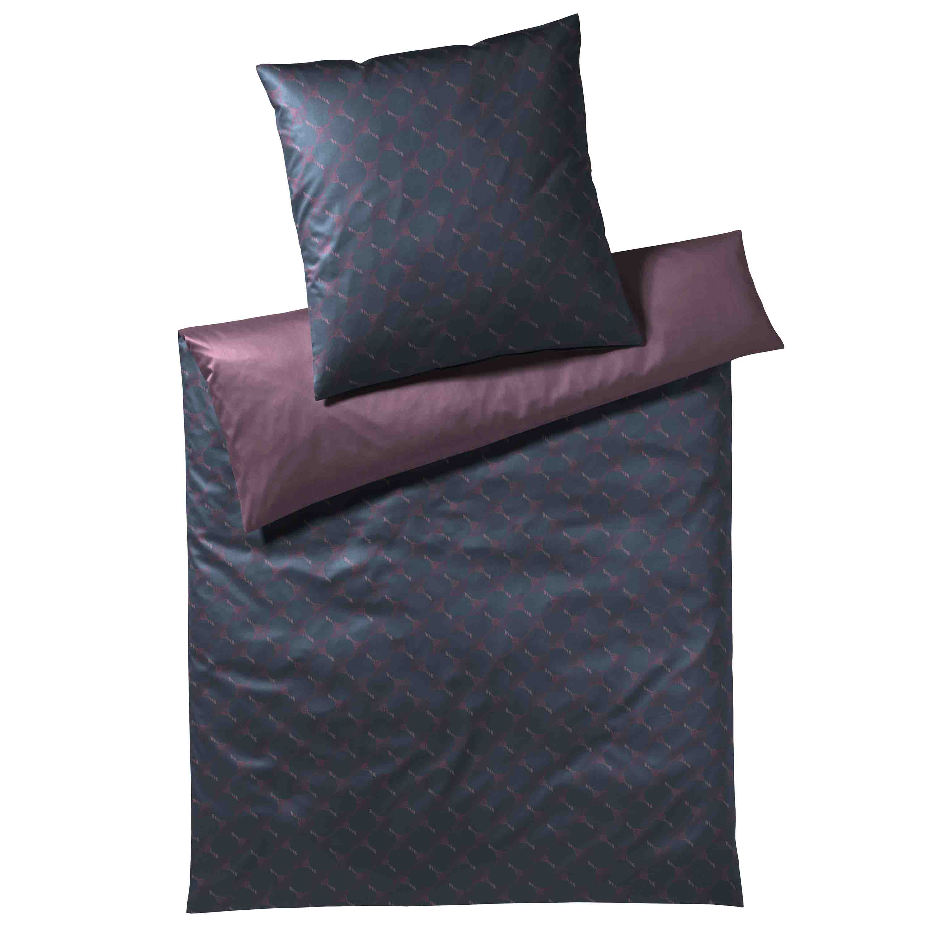 Joop! Bettwäsche Cornflower Double 135/200 - 80/80 Midnight Purple