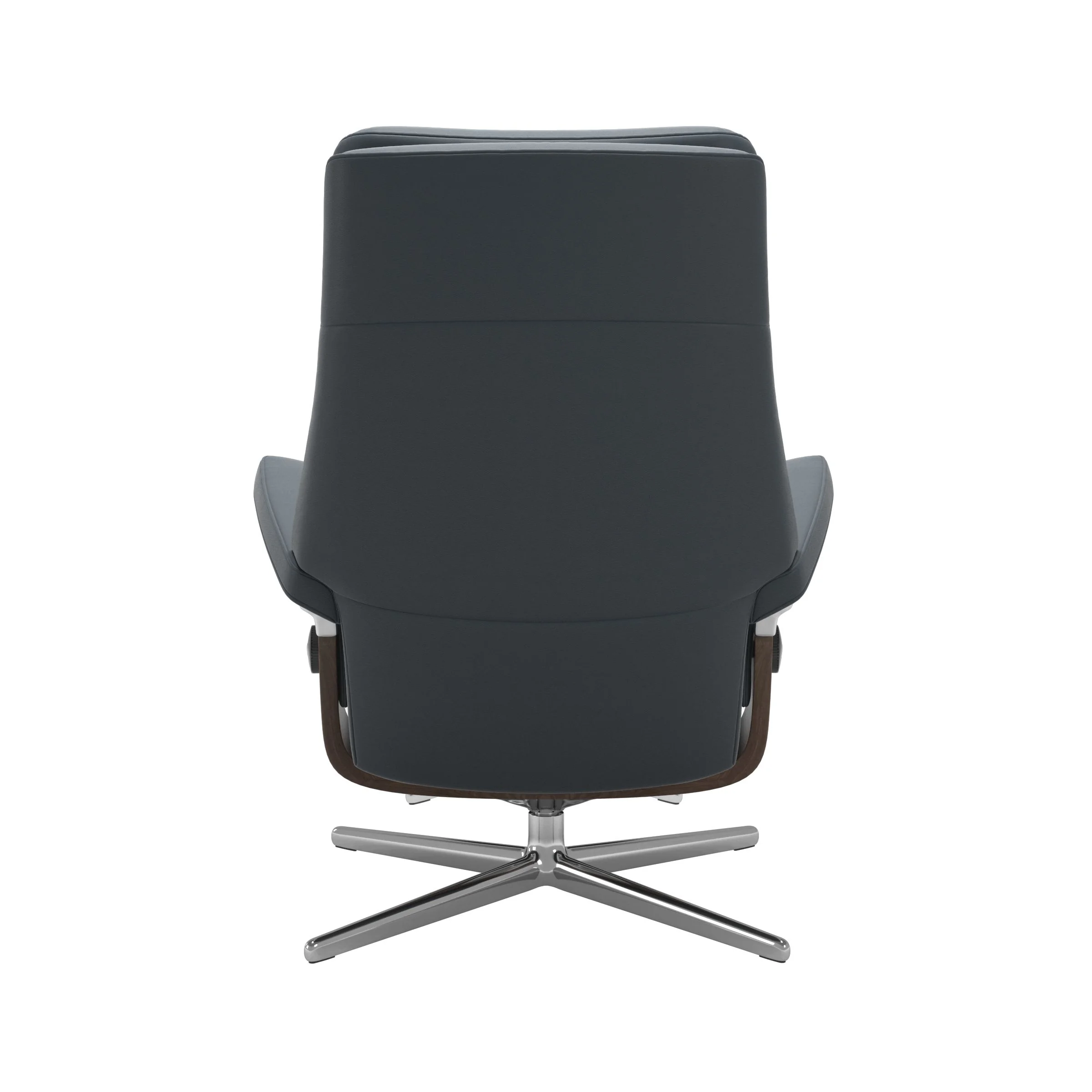 Stressless Paul Cross Sessel mit Hocker M Leder Batick Walnuss Chrom