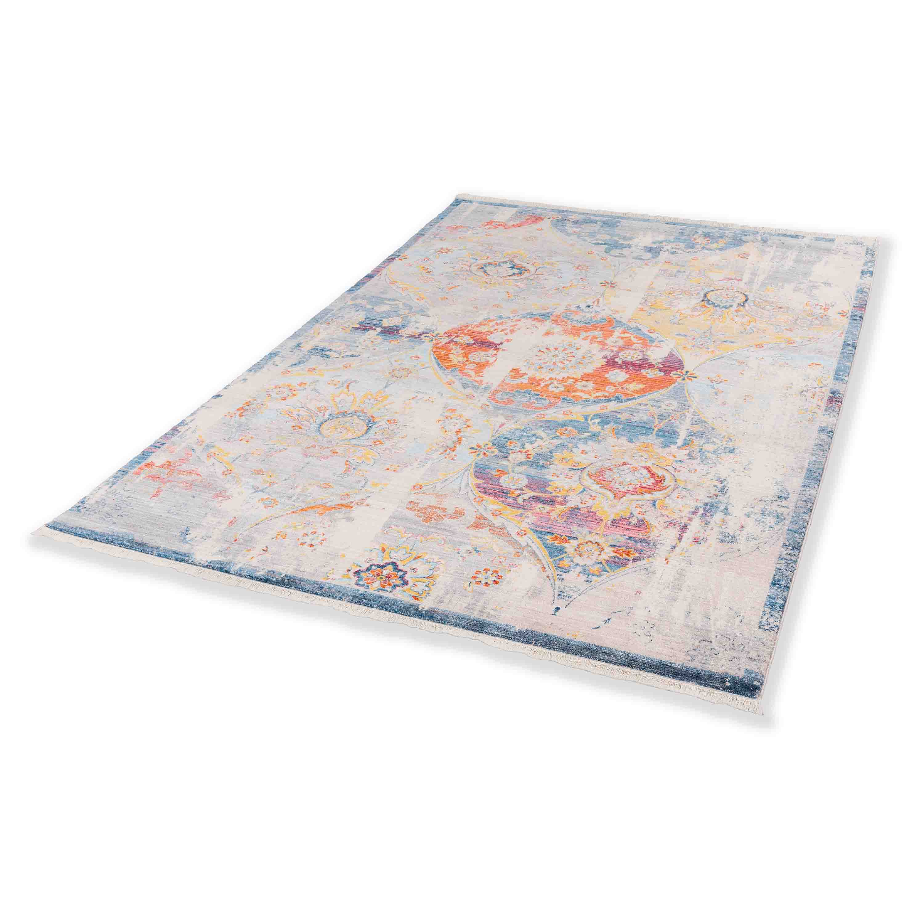 Schöner Wohnen Kollektion Teppich Mystik 70x140 cm Orient Silber