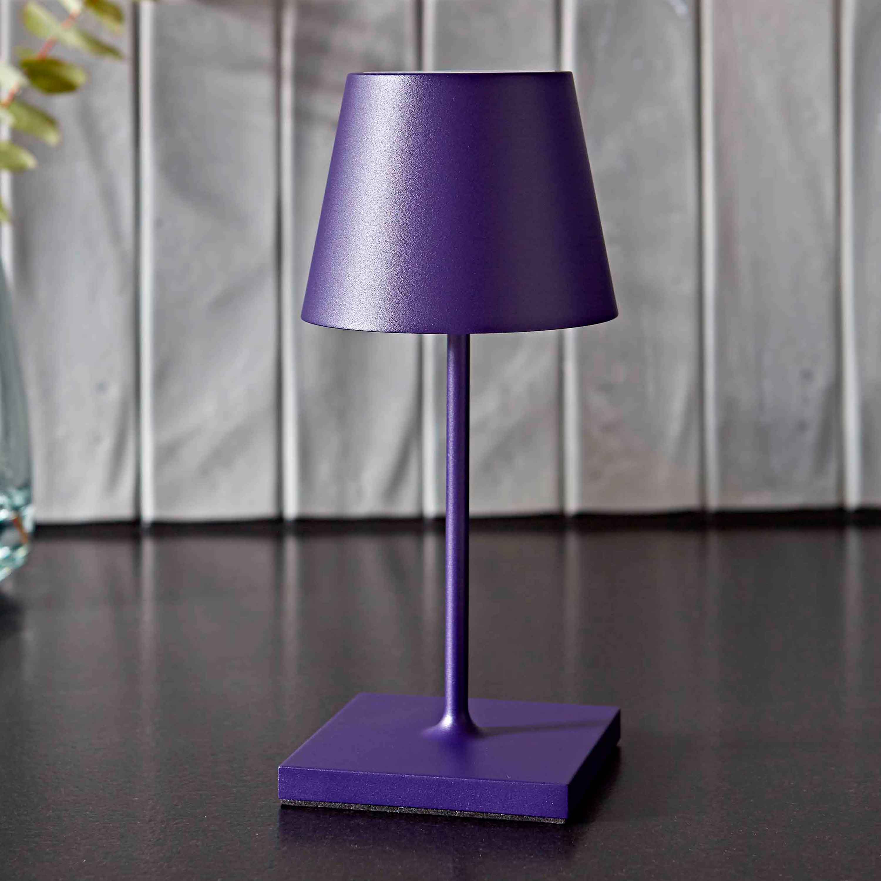 Sigor Tischleuchte Nuindie Mini 25cm Rund Pflaumenblau Sigor Tischleuchte Nuindie Mini 25cm Rund Pflaumenblau