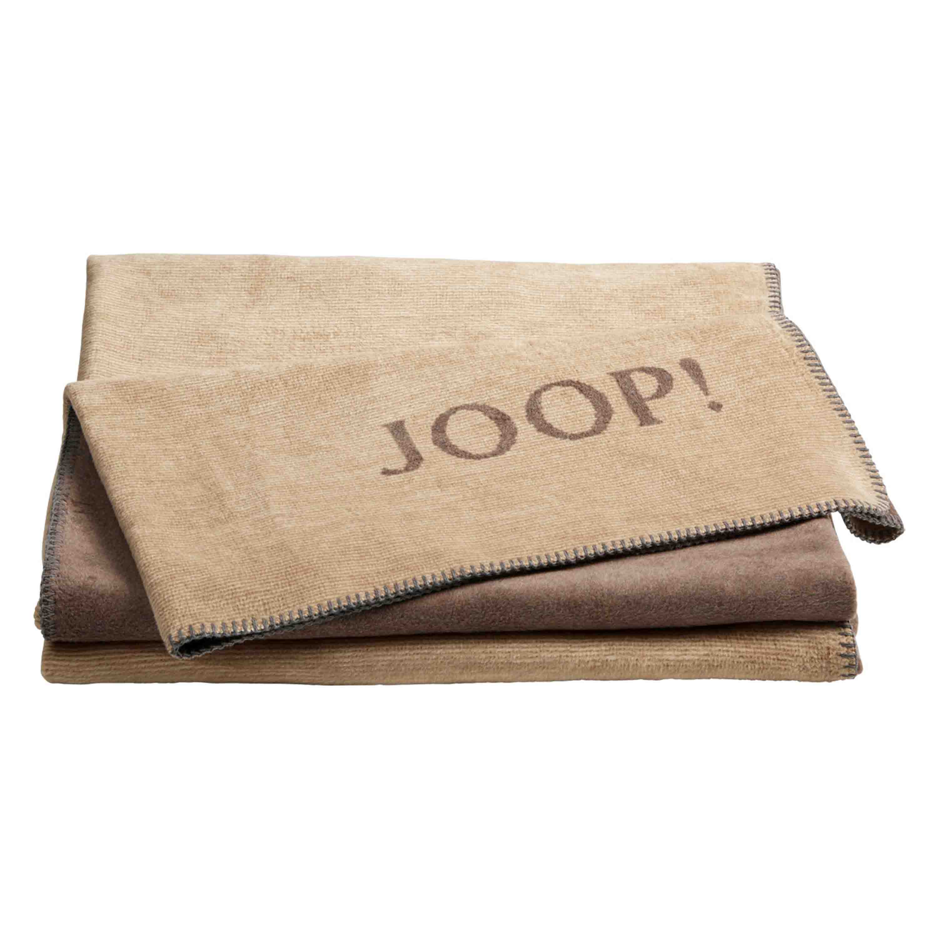 Joop! Wohndecke Melange Doubleface 150x200 cm Cashew Kastanie