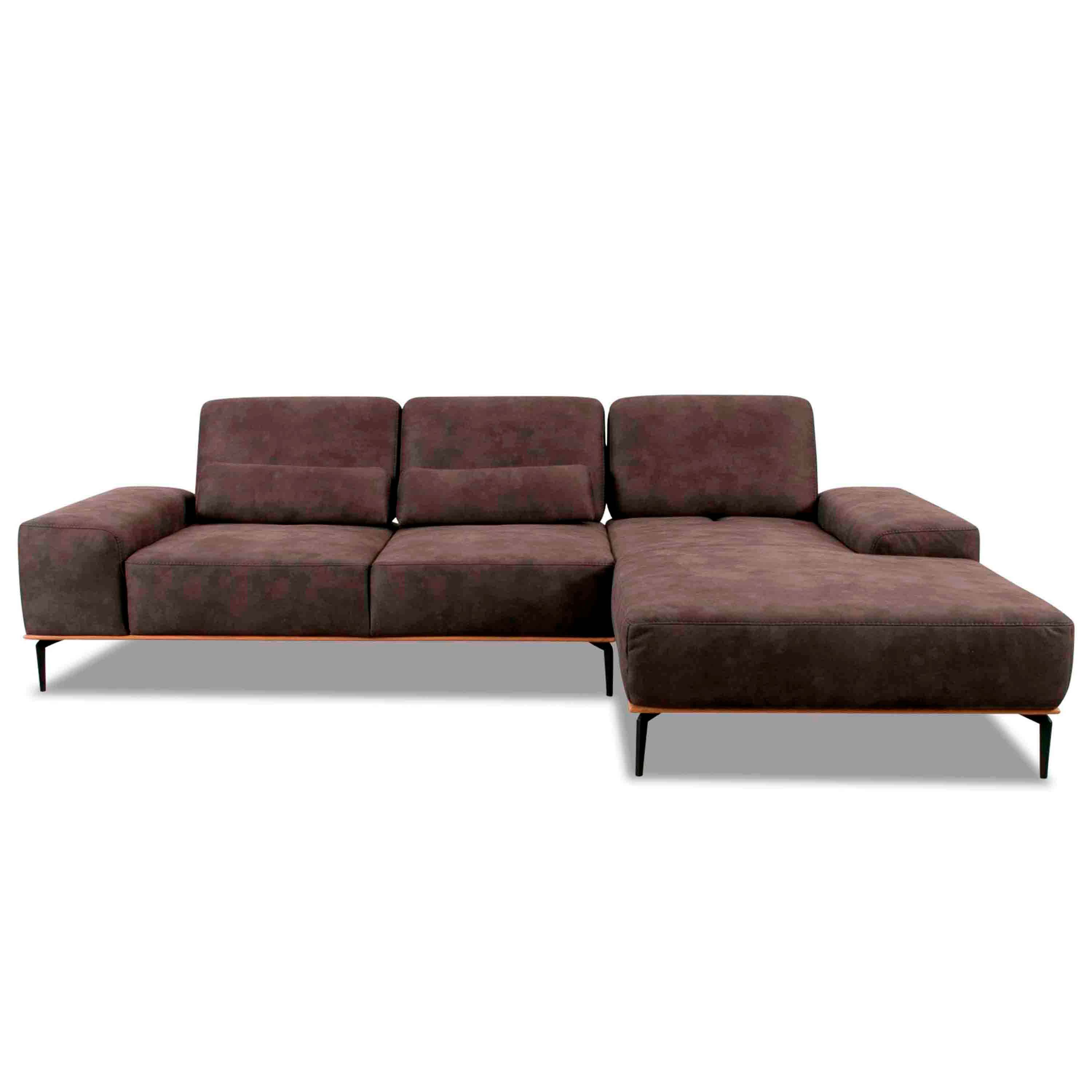Willi Schillig Sofa Ecksofa Run Longchair Rechts Mocca