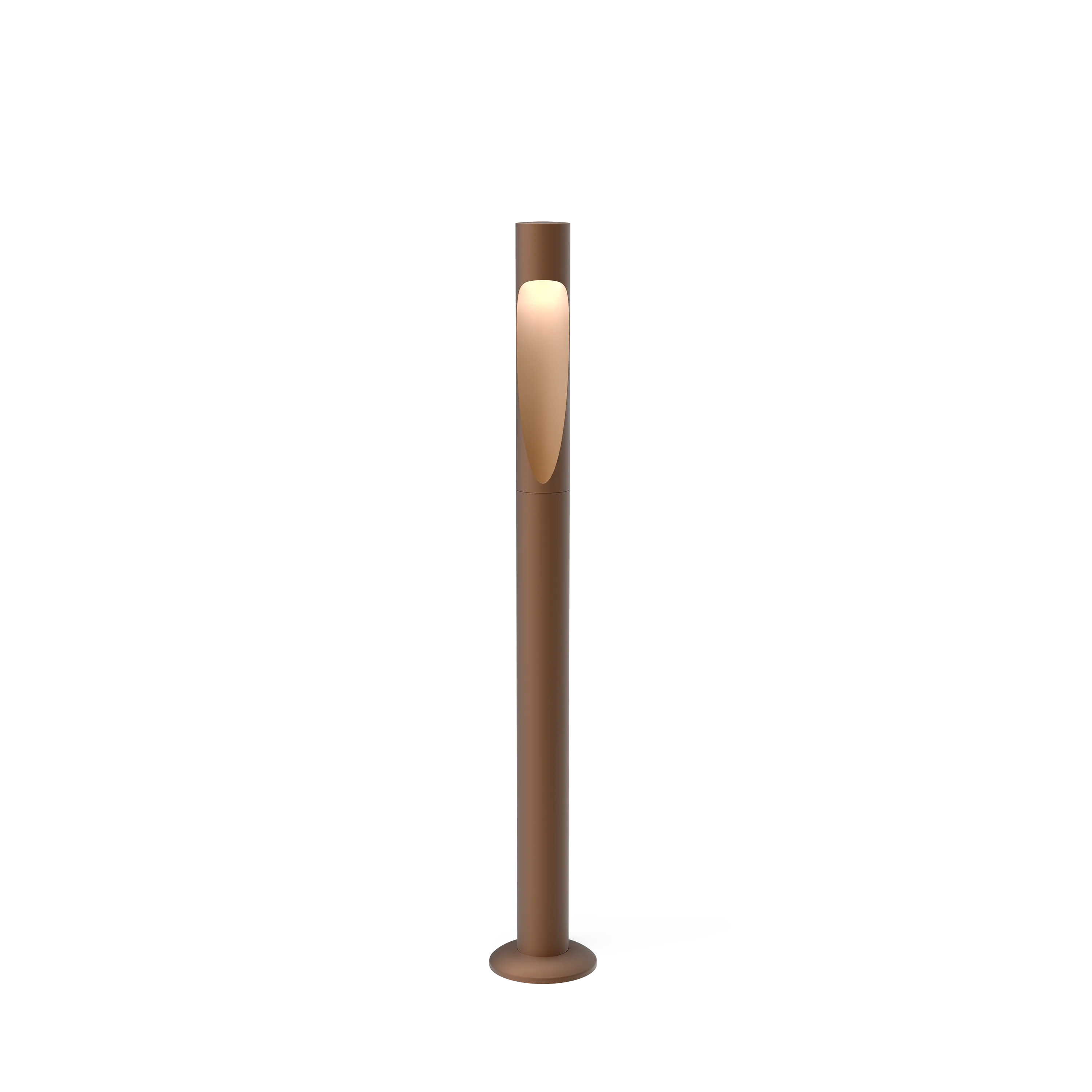 Louis Poulsen Pollerleuchte Flindt Garden Long Cortenfarben