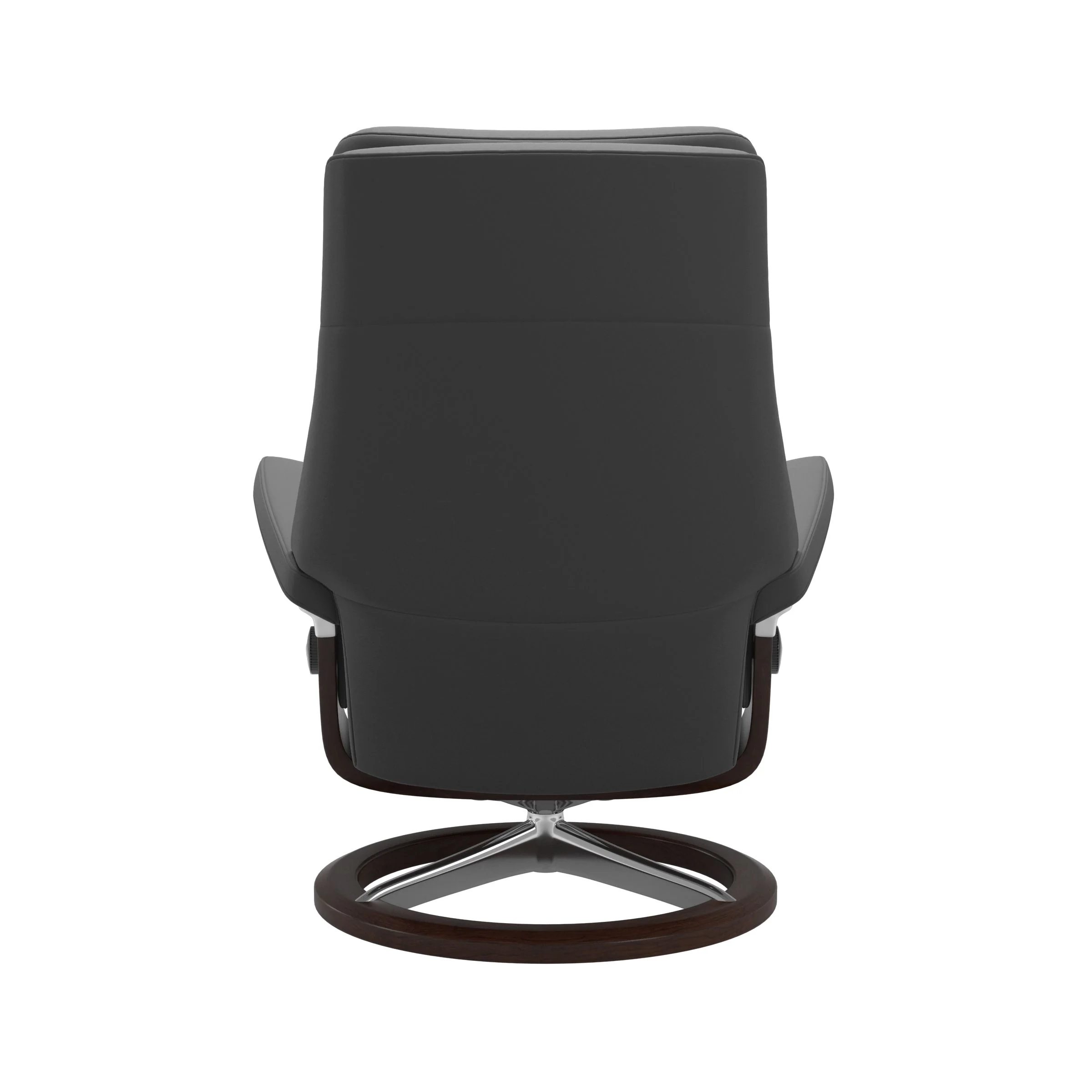 Stressless Paul Signature Sessel mit Hocker M Leder Batick Braun Chrom