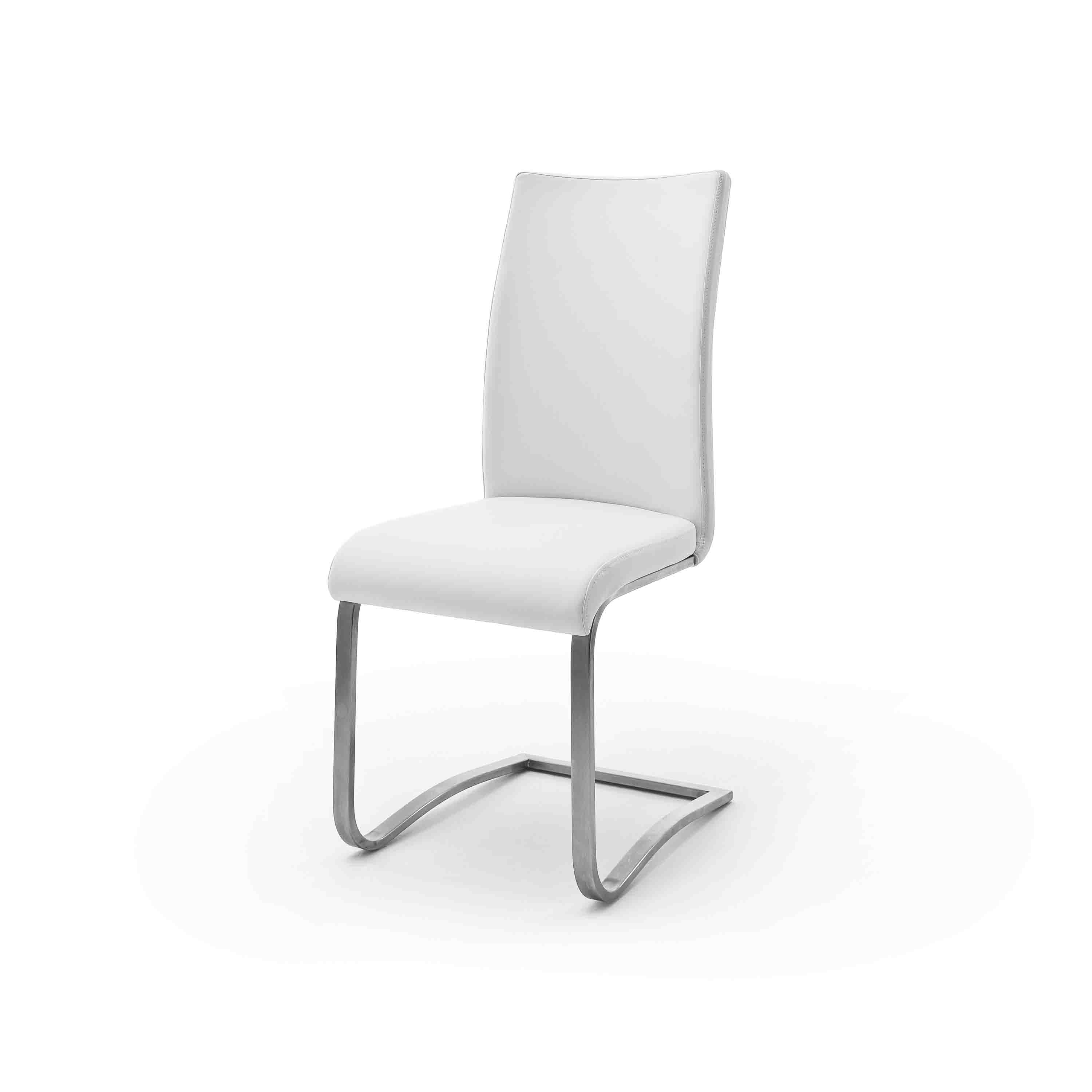 MCA Furniture Schwingstuhl Arco 2er-Set Weiß