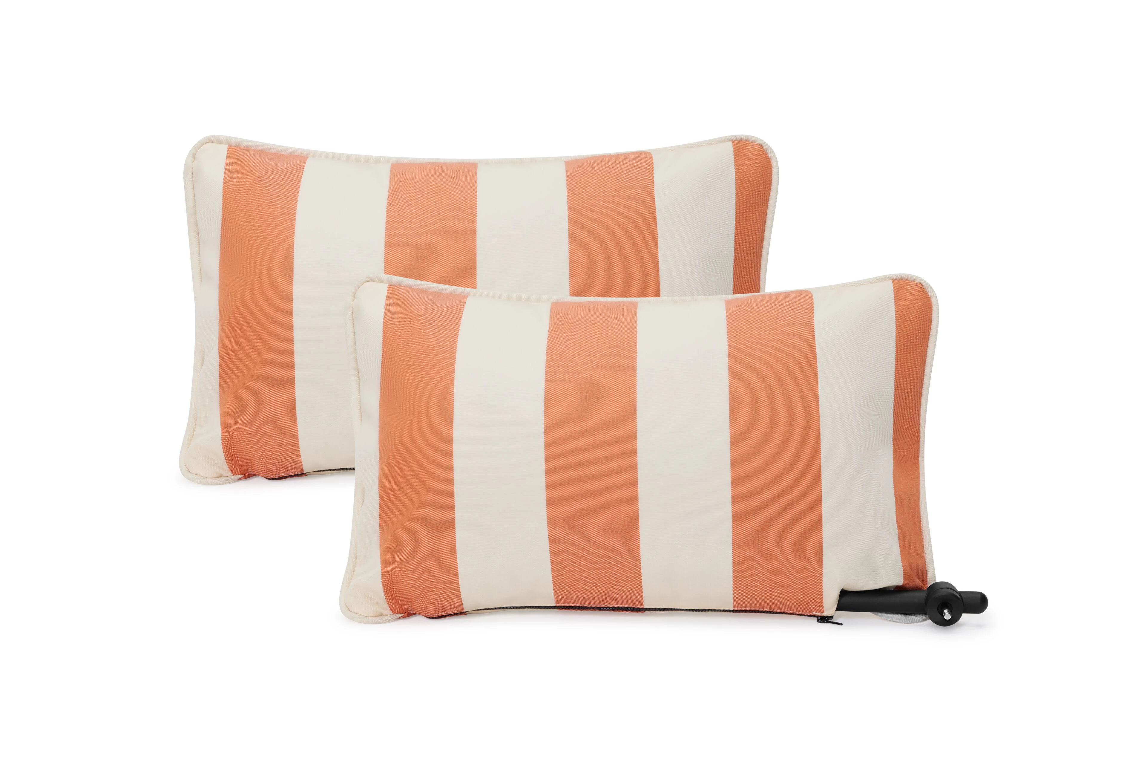 fatboy armlehne Paletti Armrest Set Stripe Orange Creme