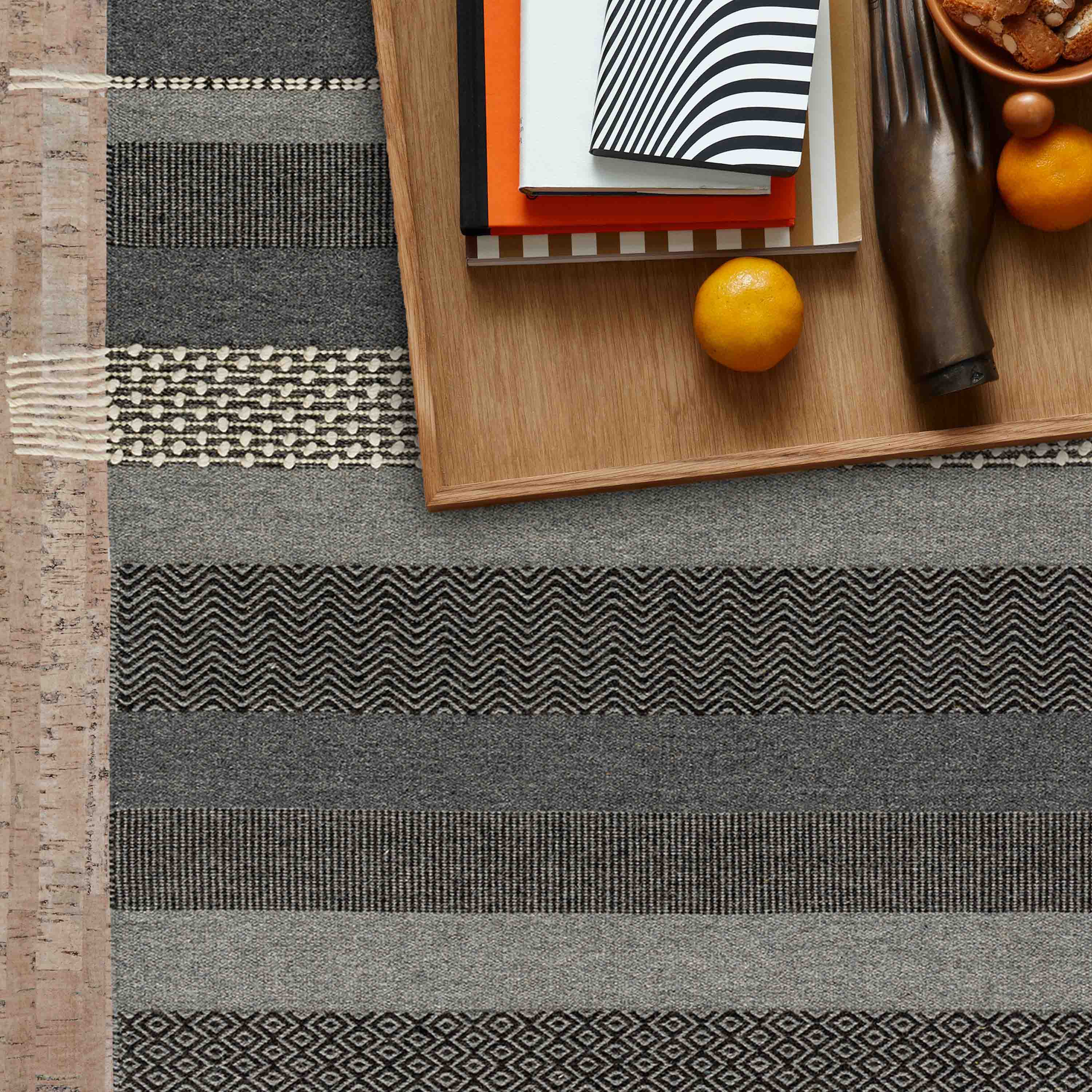 Schöner Wohnen Kollektion Teppich Botana 140x200 cm Grau Beige