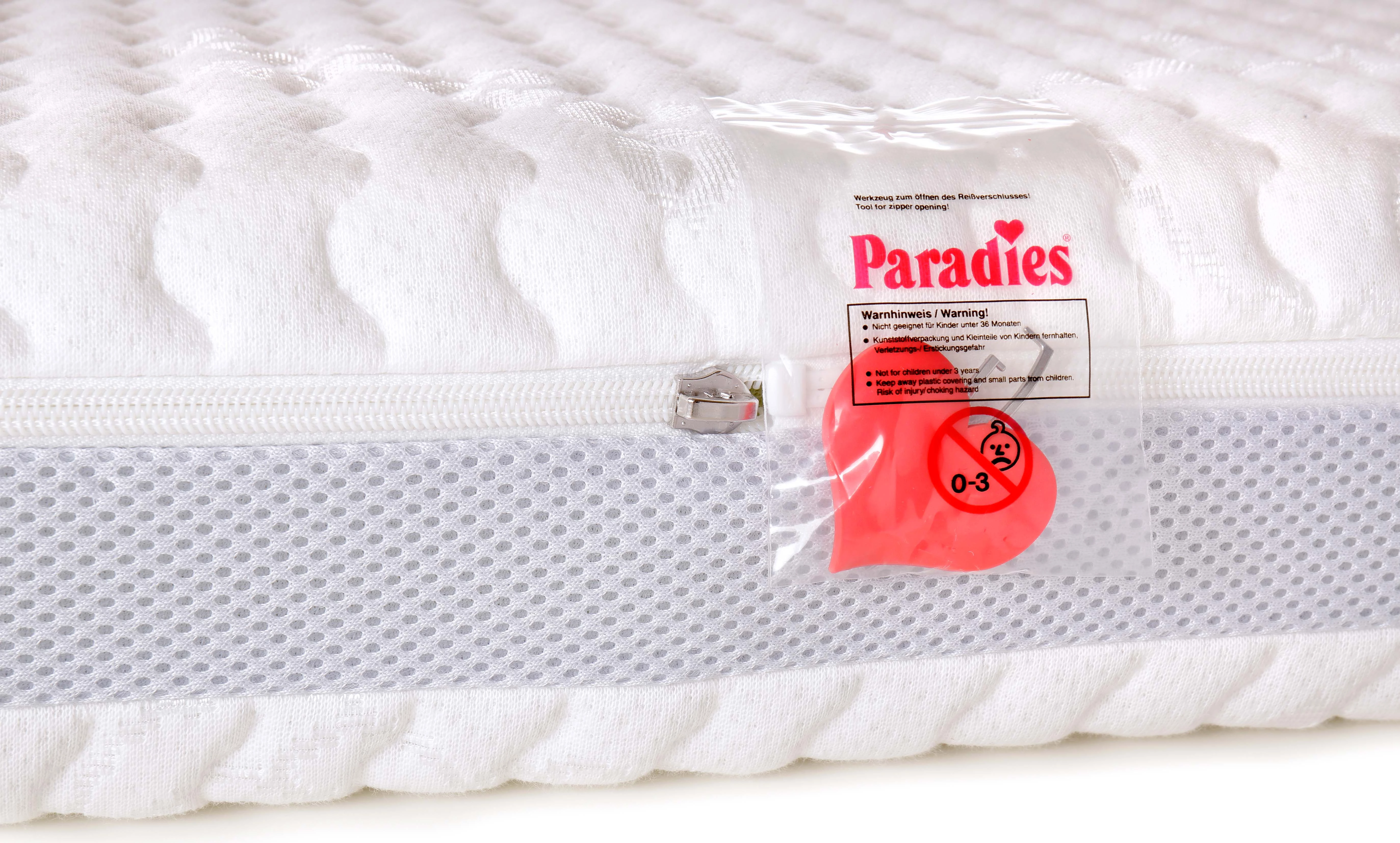 Paradies Matratze Mariella-Hygienica Bio 70x140 Weiß Paradies Matratze Mariella-Hygienica Bio 70x140 Weiß