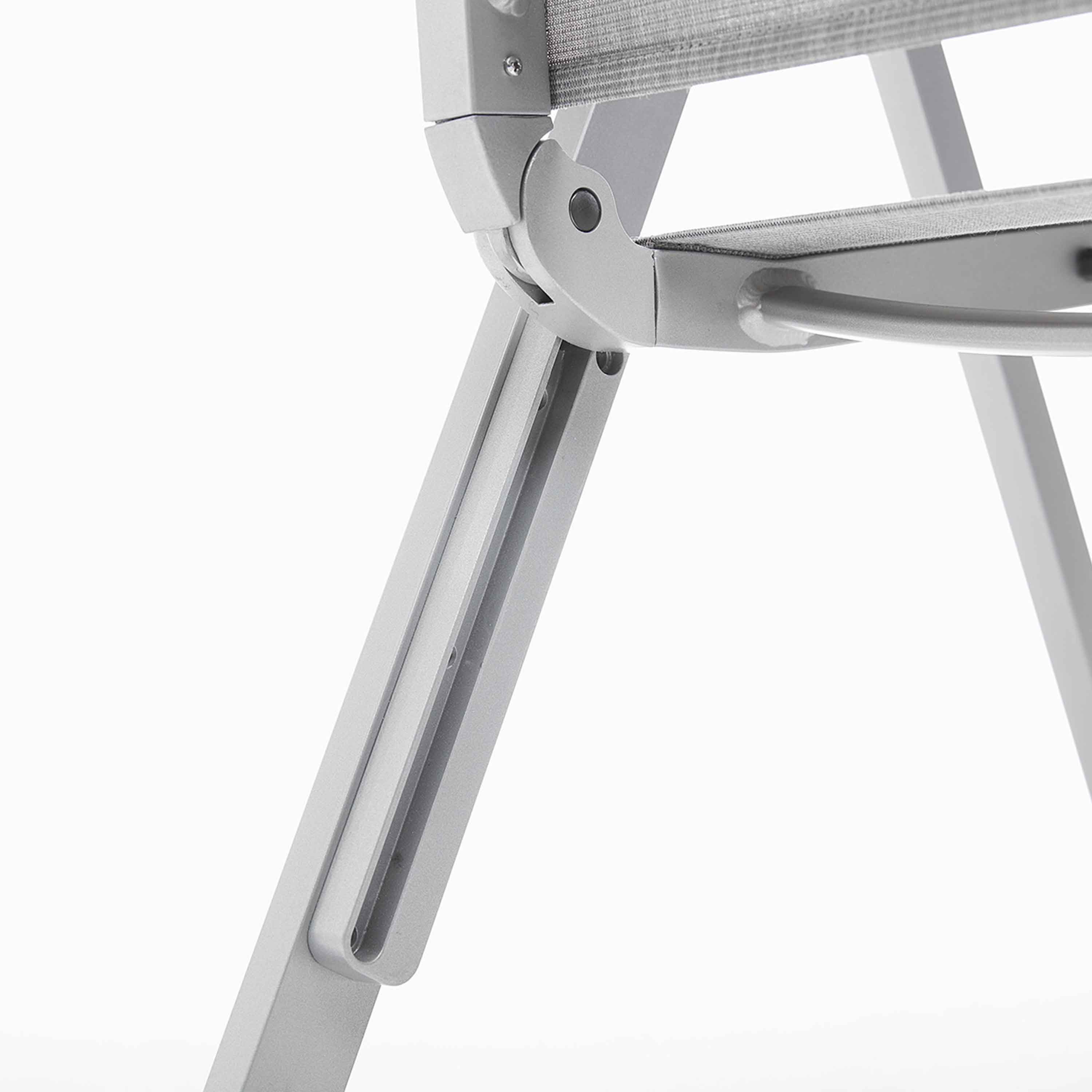 Kettler Gartensessel Diamond Multipositionssessel Armlehne Teak Silber/Hellgrau Kettler Gartensessel Diamond Multipositionssessel Armlehne Teak Silber/Hellgrau