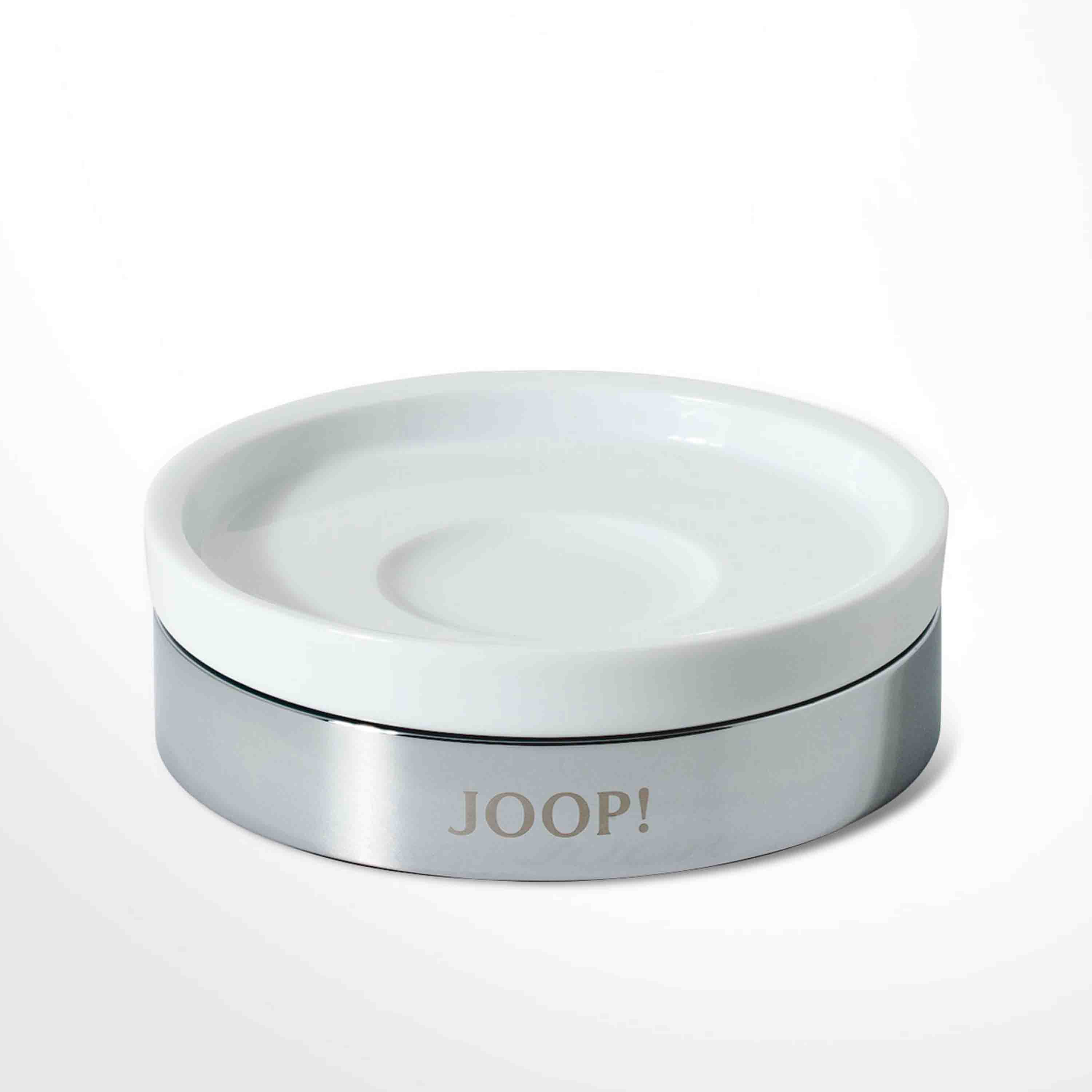 Joop! Seifenschale Chromeline Chrom Weiß Joop! Seifenschale Chromeline Chrom Weiß