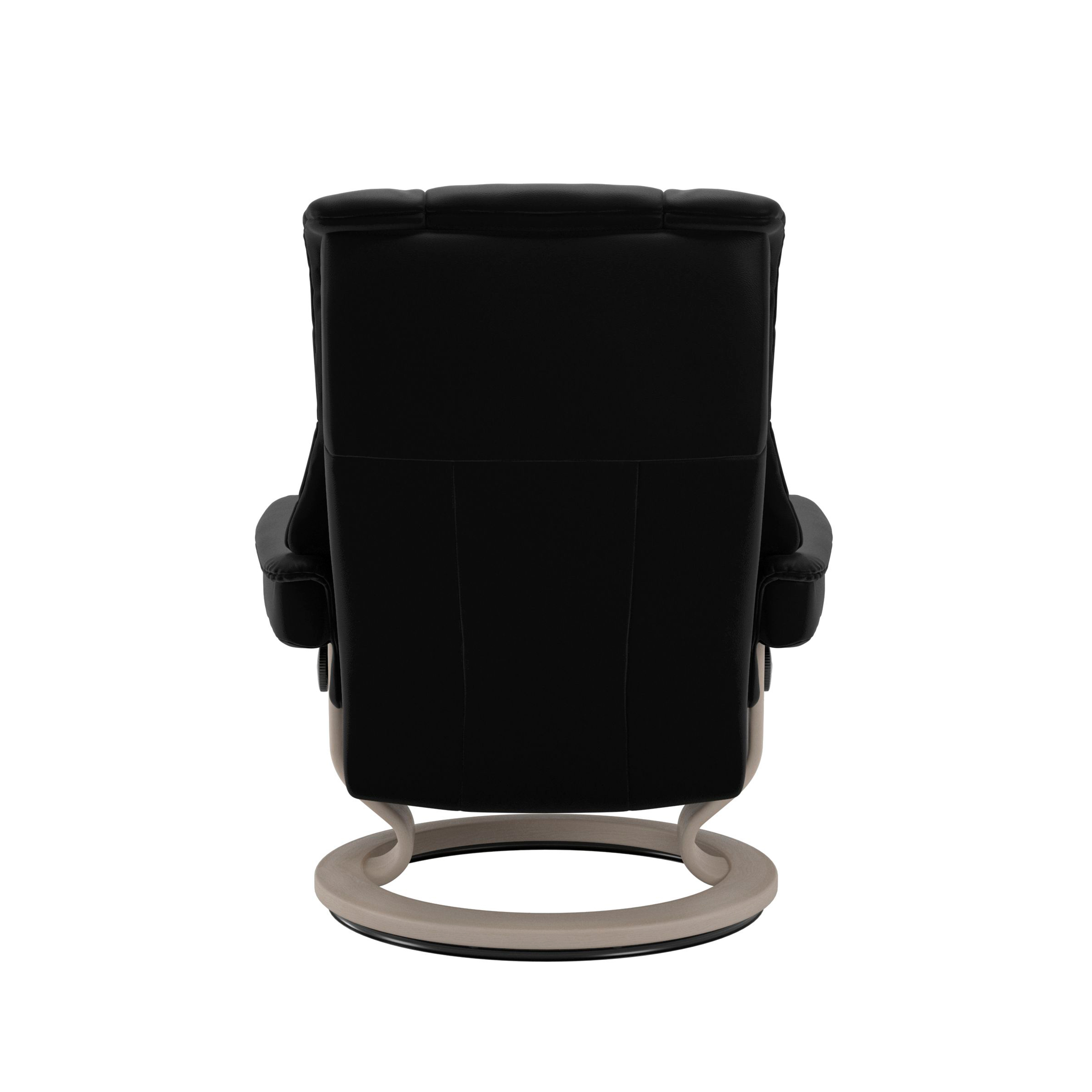 Stressless Mayfair Classic Sessel mit Hocker M Leder Paloma Black Whitewash 