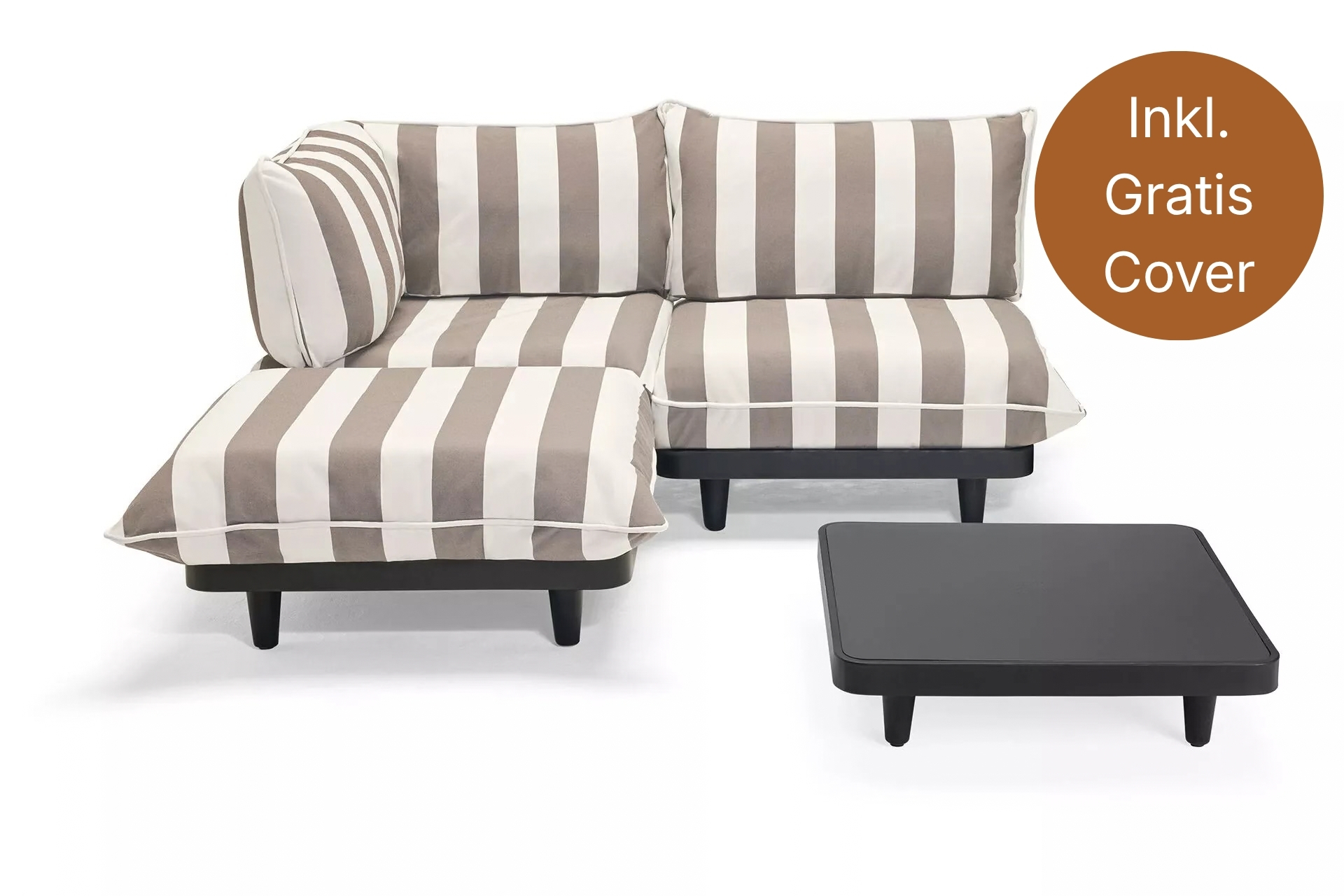 fatboy Gartensofa Paletti Set Medium Left Incl. Table