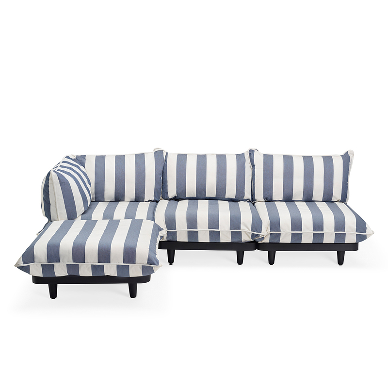 fatboy Gartensofa Paletti Corner Seat Left Ocean Blue