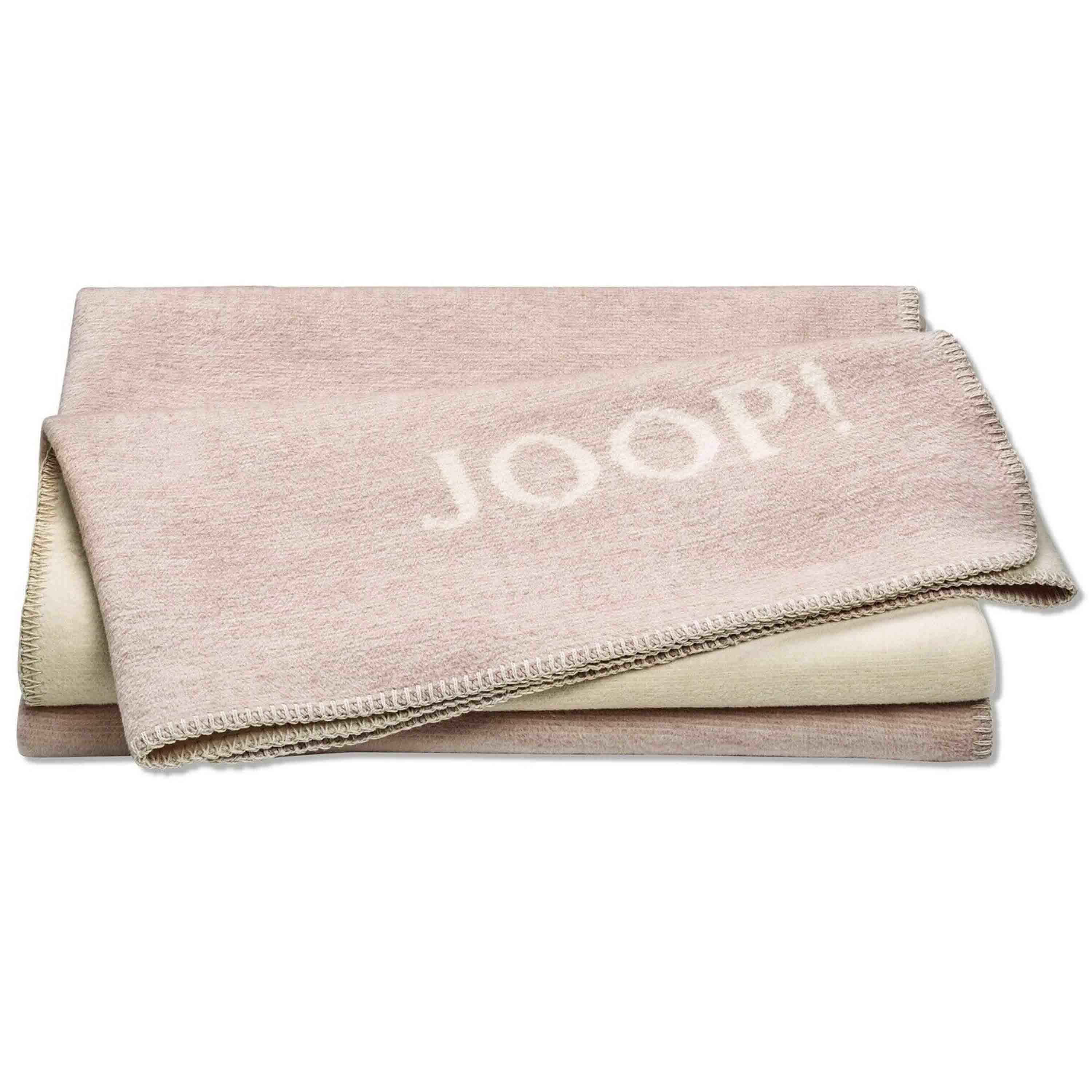 Joop! Wohndecke Melange Doubleface 150x200 cm Nude Creme