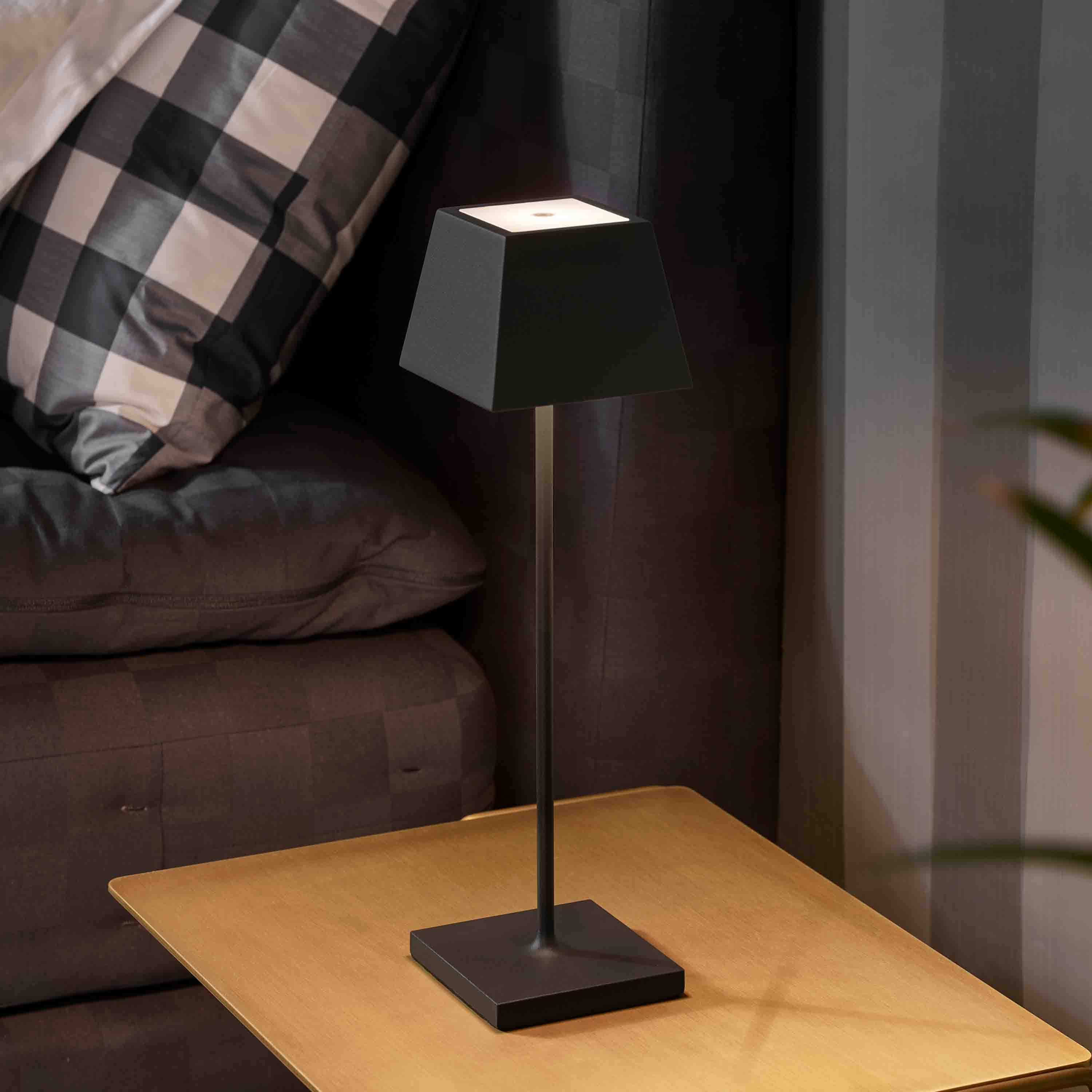 Sigor Tischleuchte Nuindie 37cm Eckig Nachtschwarz Sigor Tischleuchte Nuindie 37cm Eckig Nachtschwarz