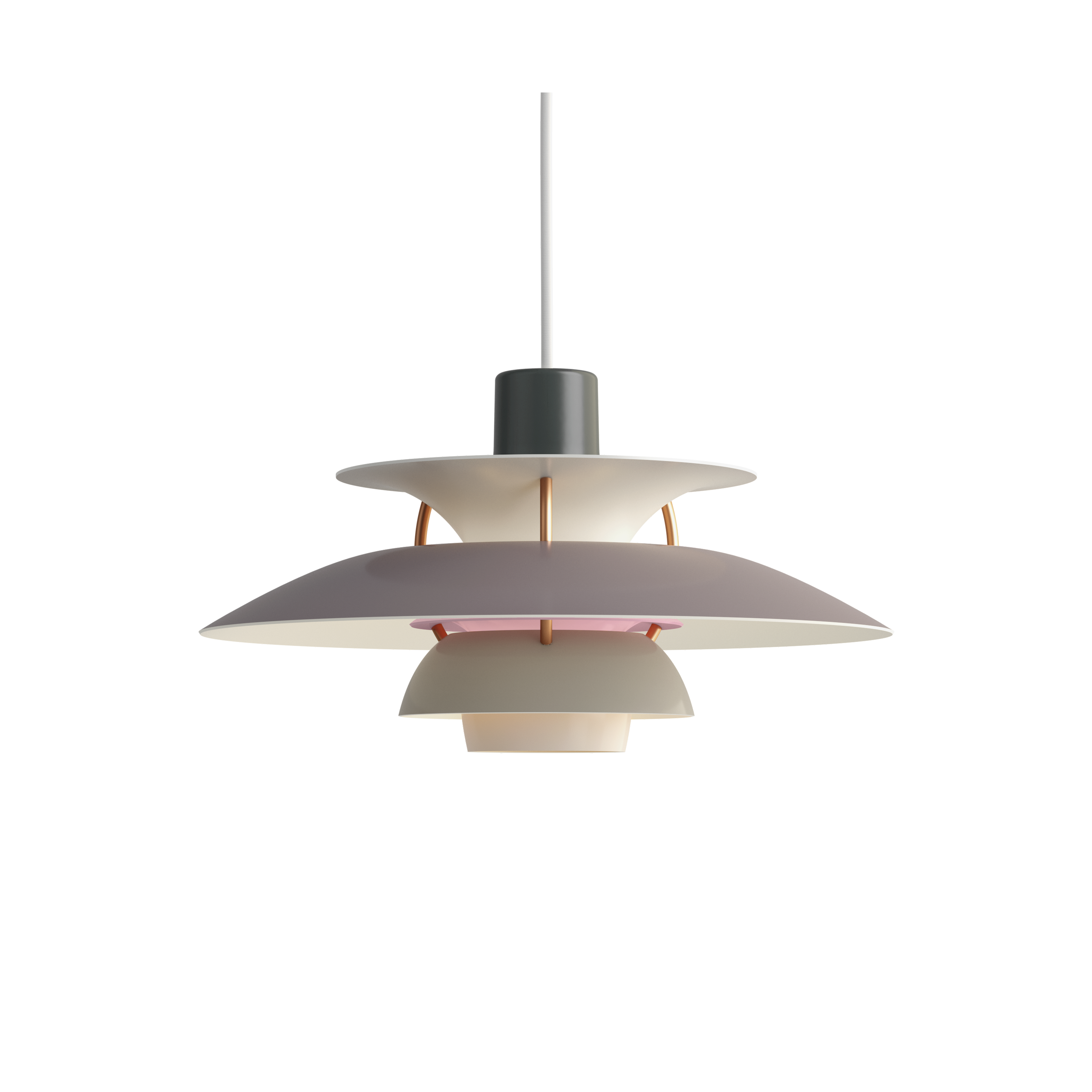 Louis Poulsen Pendelleuchte PH 5 Mini Hues of grey Louis Poulsen Pendelleuchte PH 5 Mini Hues of grey