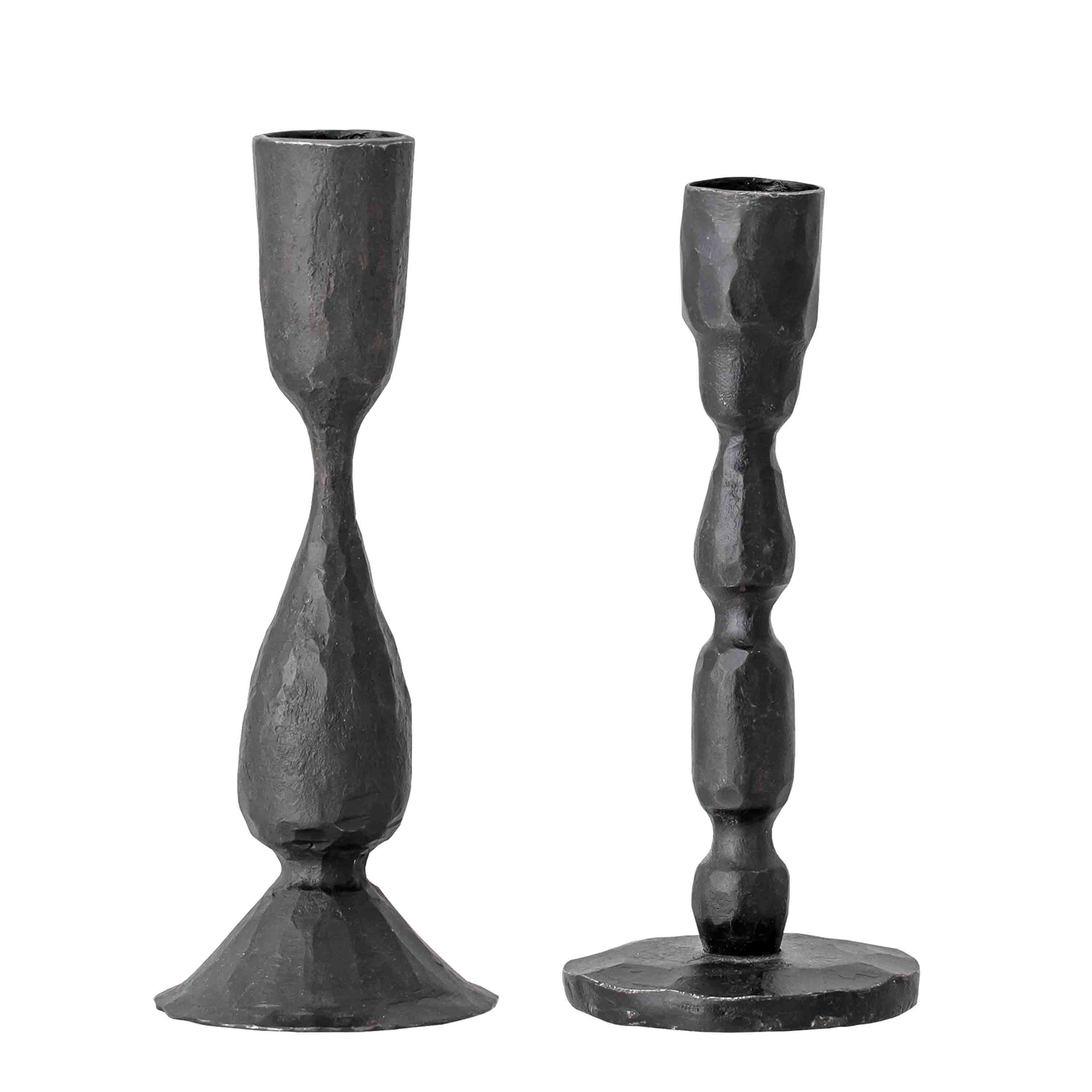 Bloomingville Kerzenständer Deja 2er-Set Schwarz Bloomingville Kerzenständer Deja 2er-Set Schwarz