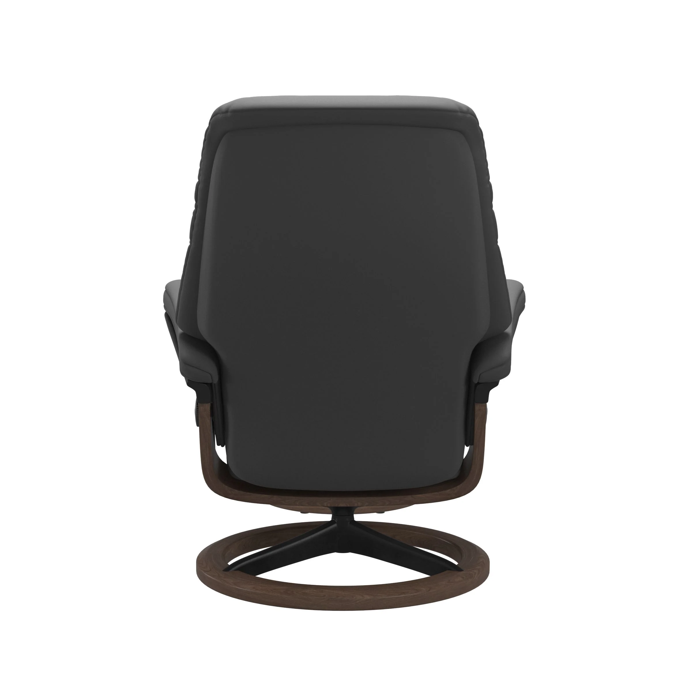Stressless Sunrise Signature Sessel mit Hocker M Leder Batick Walnuss Mattschwarz