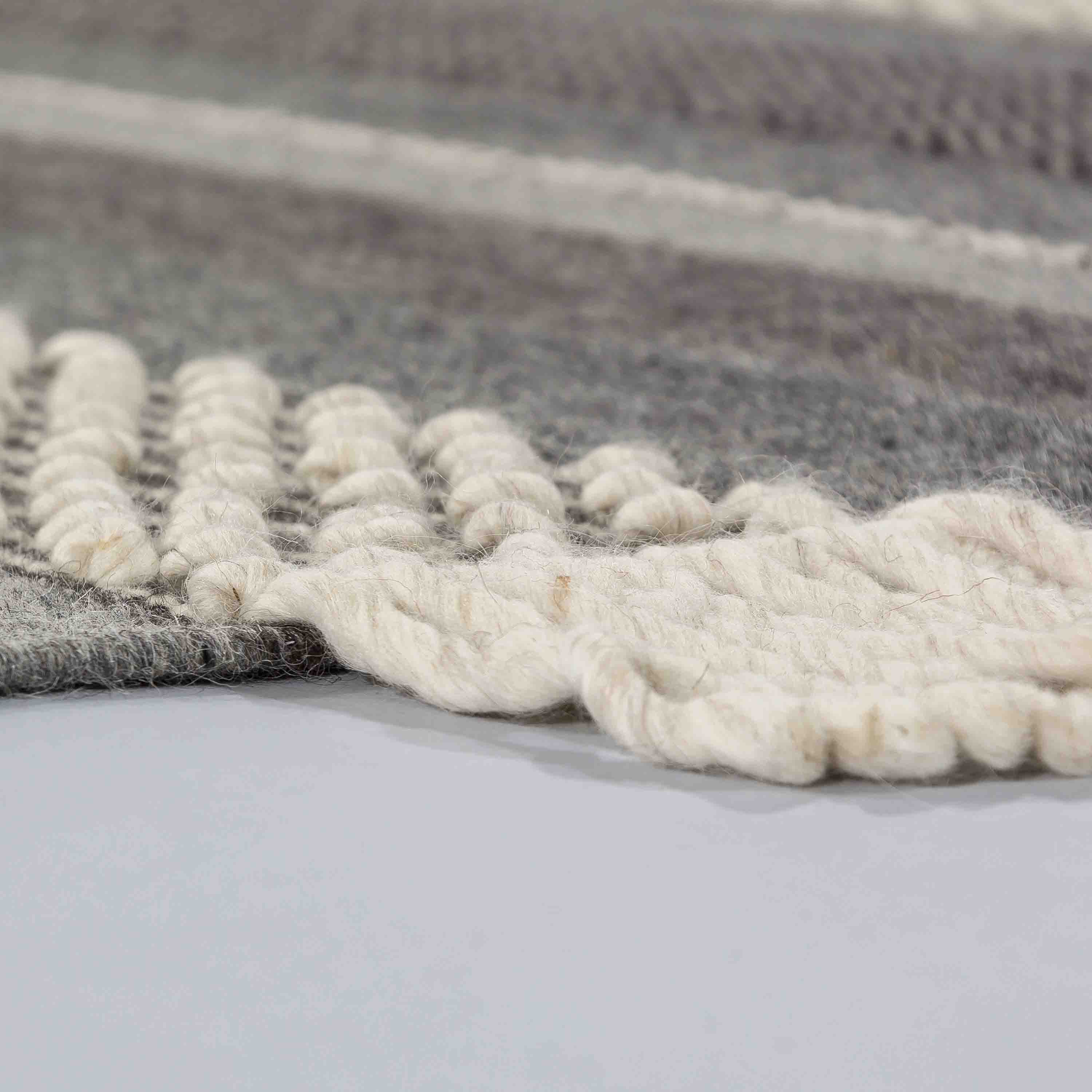 Schöner Wohnen Kollektion Teppich Botana 140x200 cm Grau Beige