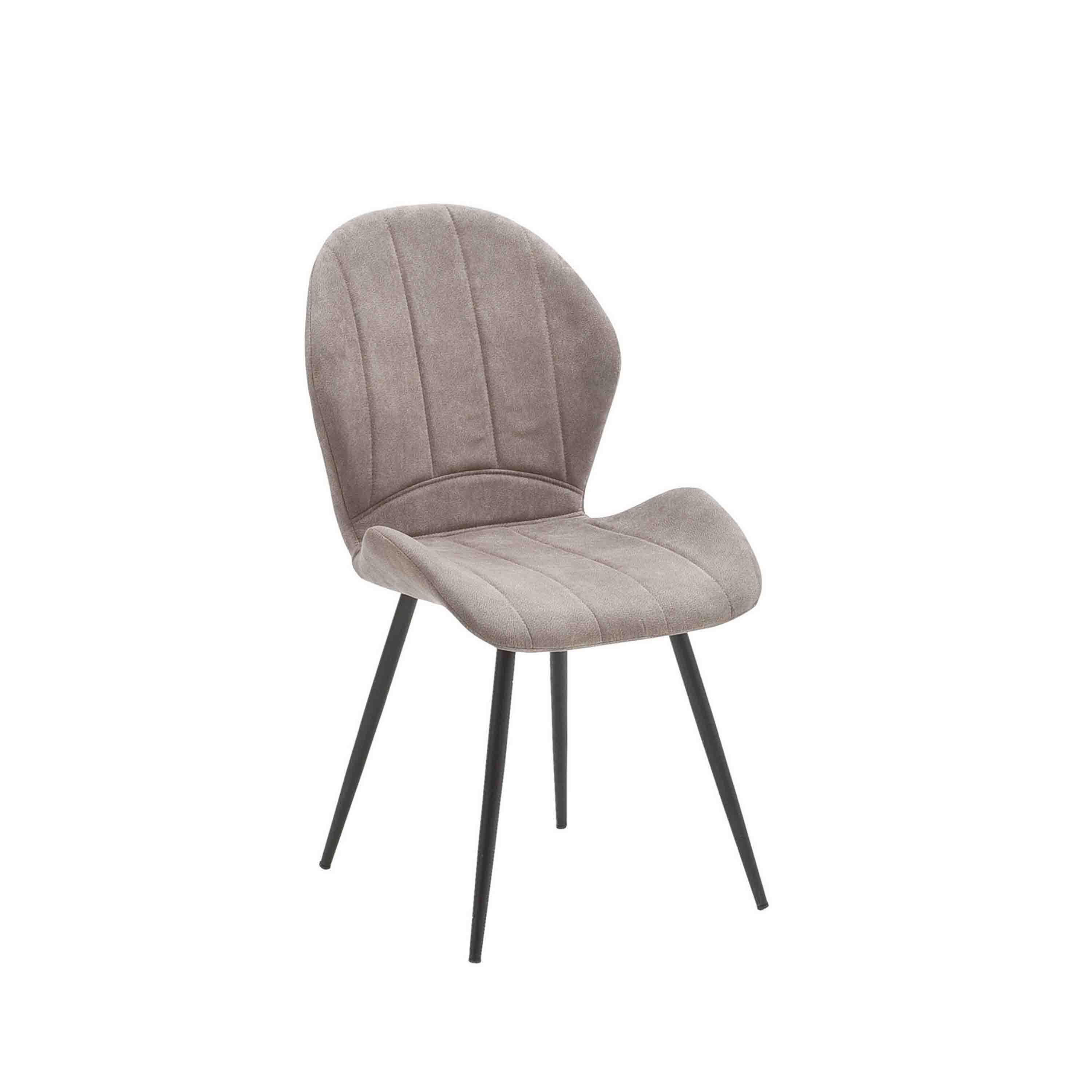 MCA Furniture 4-Fuß-Stuhl Lima 2er-Set Sand