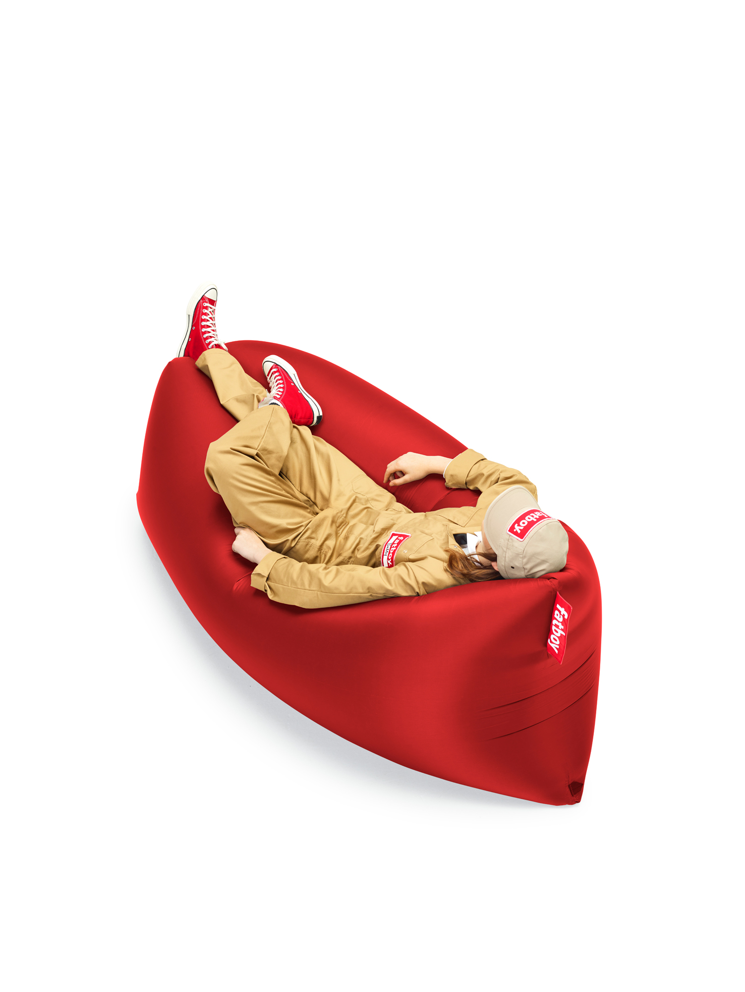 fatboy Aufblasbares Luftsofa Lamzac 3.0 Red