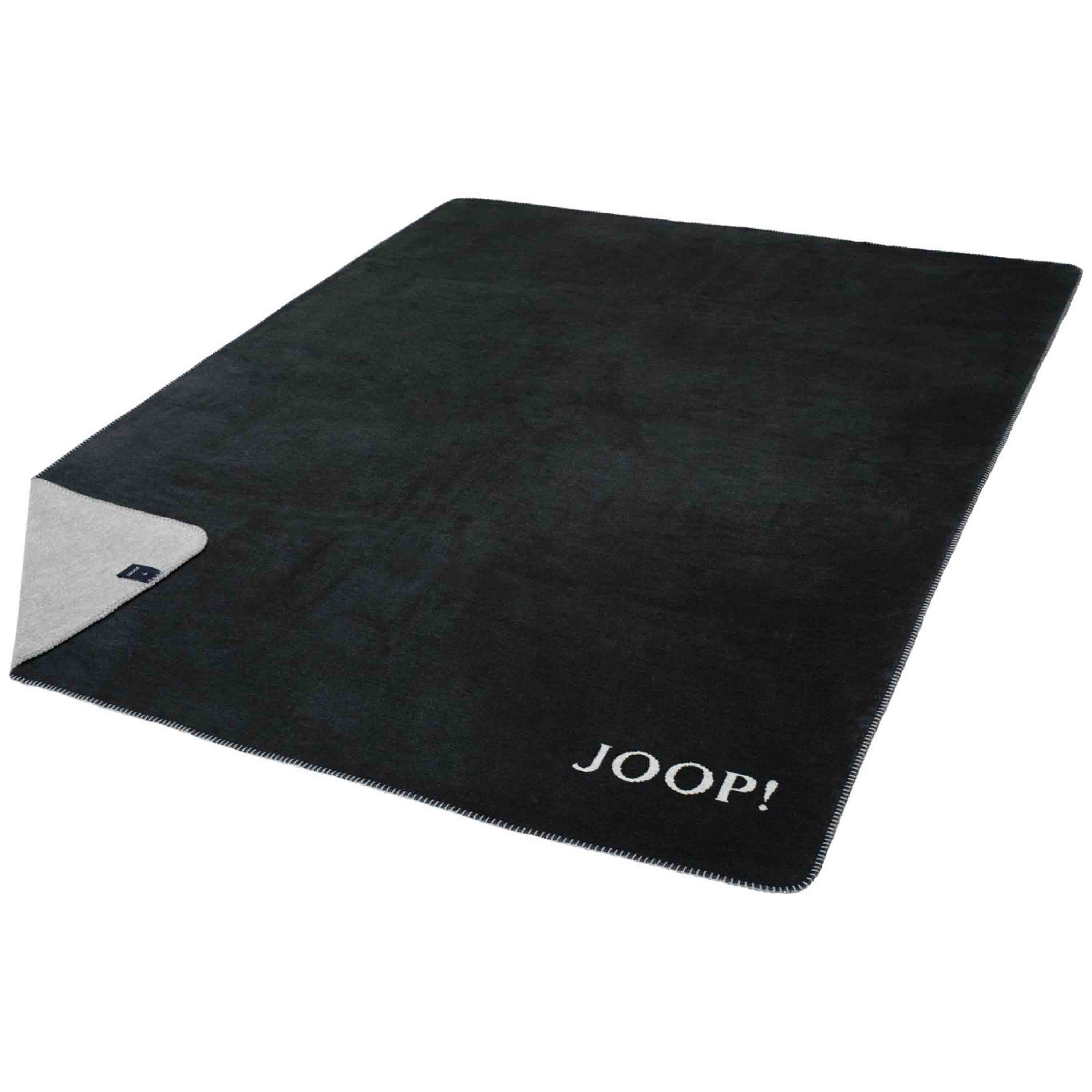 Joop! Wohndecke Melange Doubleface 150x200 cm Silber/Anthrazit