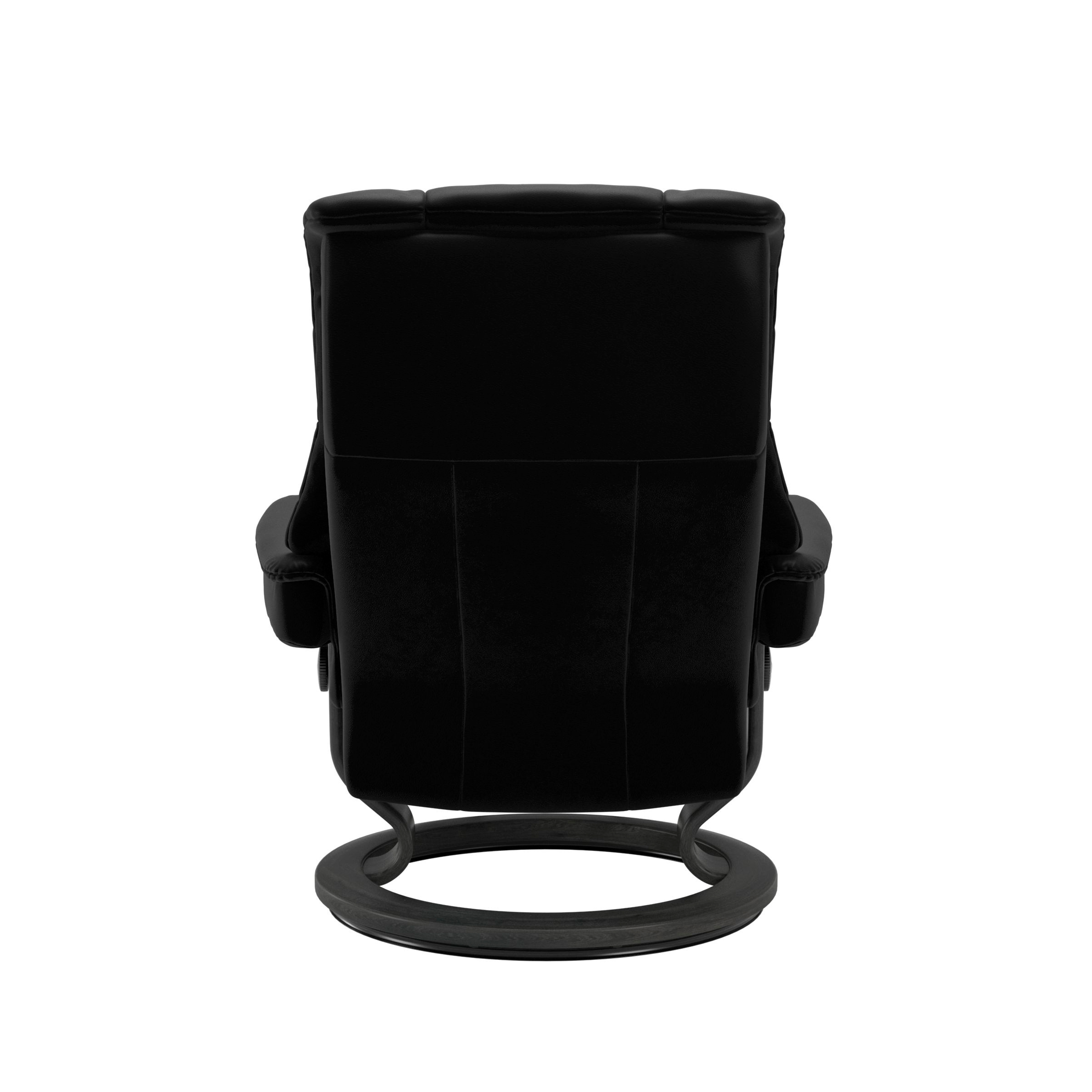 Stressless Mayfair Classic Sessel mit Hocker M Leder Batick Black Grau 