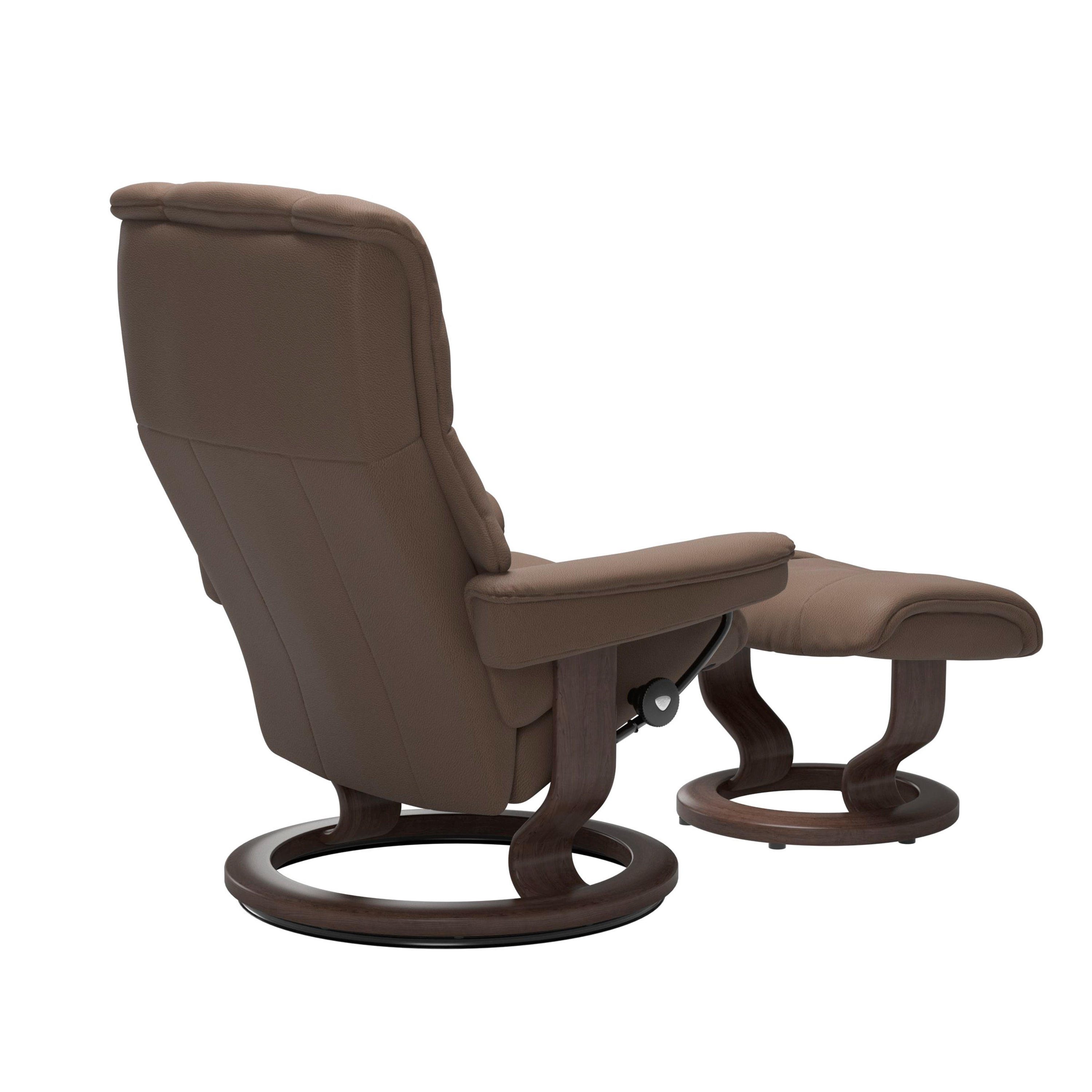 Stressless Mayfair Classic Sessel mit Hocker L Leder Batick Mole Wenge 