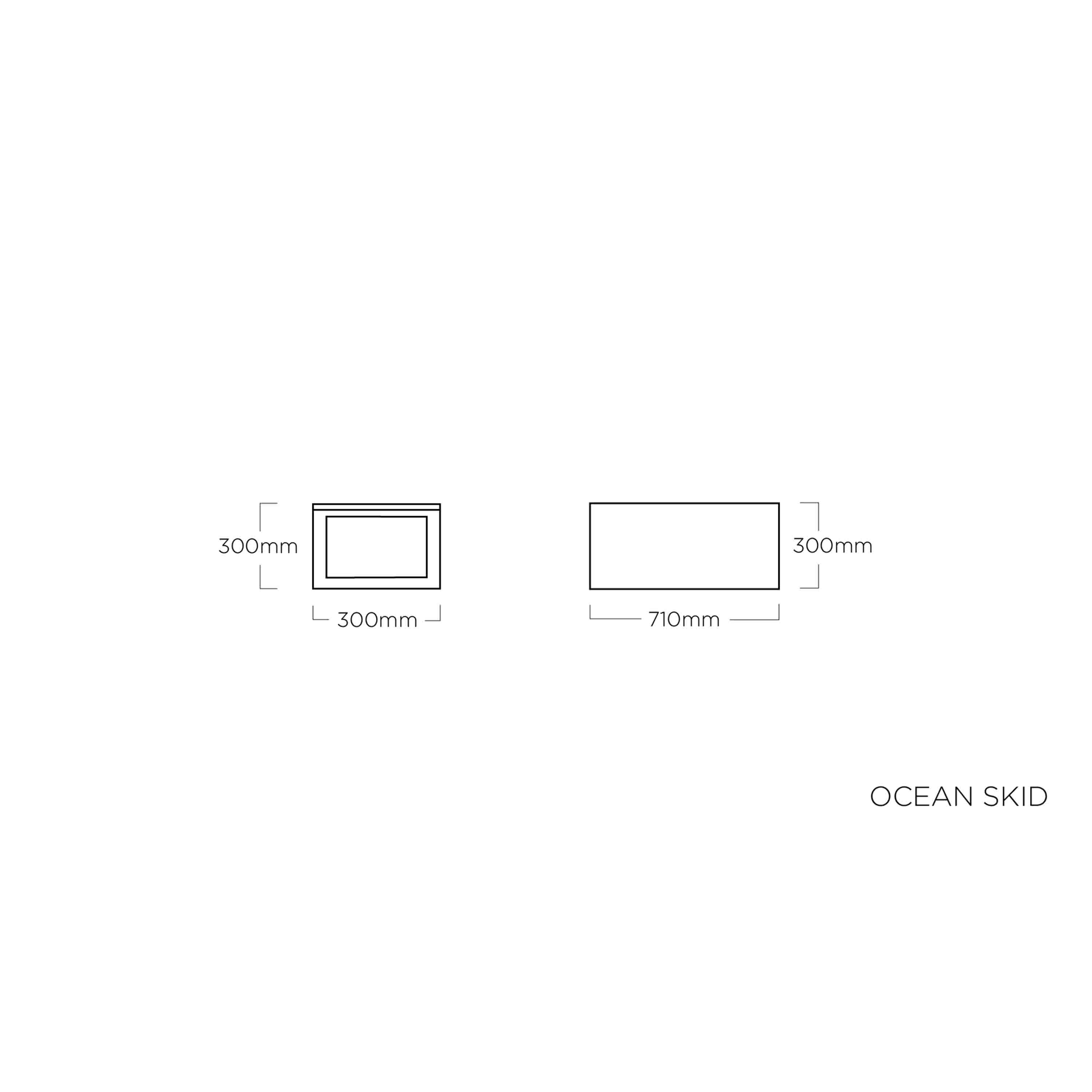Kettler Beistelltisch Ocean Skid Anthrazit/Natur Kettler Beistelltisch Ocean Skid Anthrazit/Natur