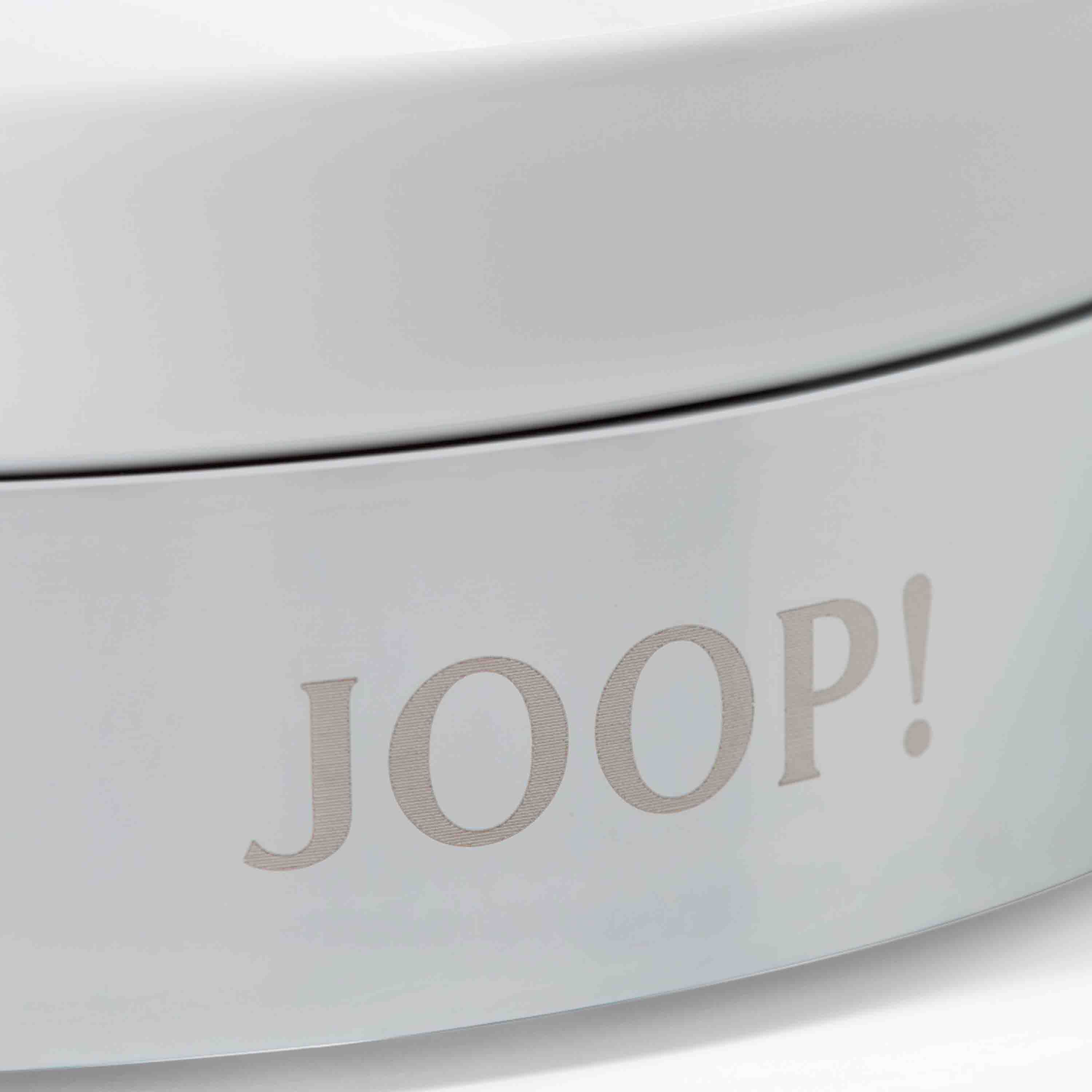 Joop! Seifenschale Chromeline Chrom Weiß