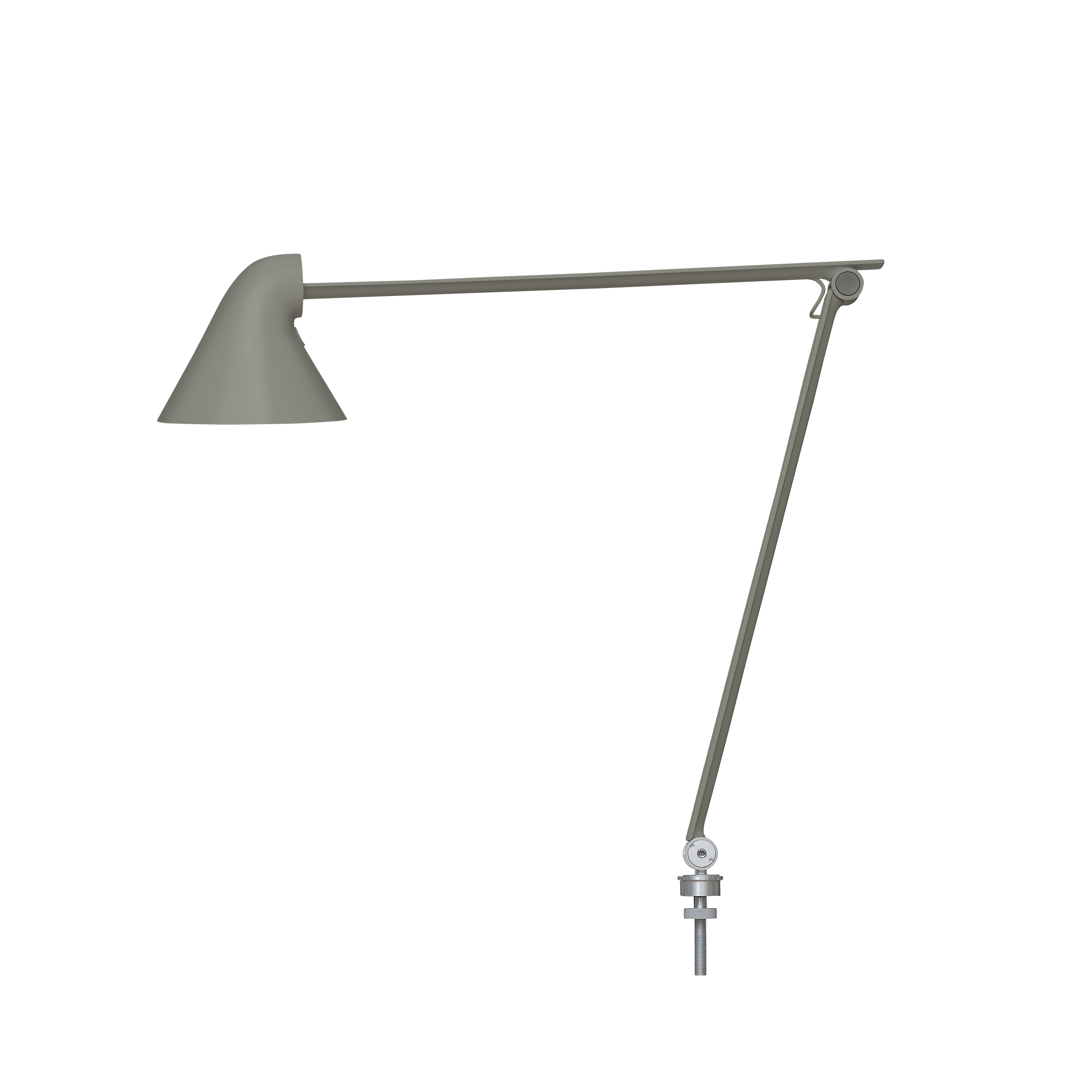 Louis Poulsen Tischleuchte NJP PIN Ø40 Dunkel Aluminium