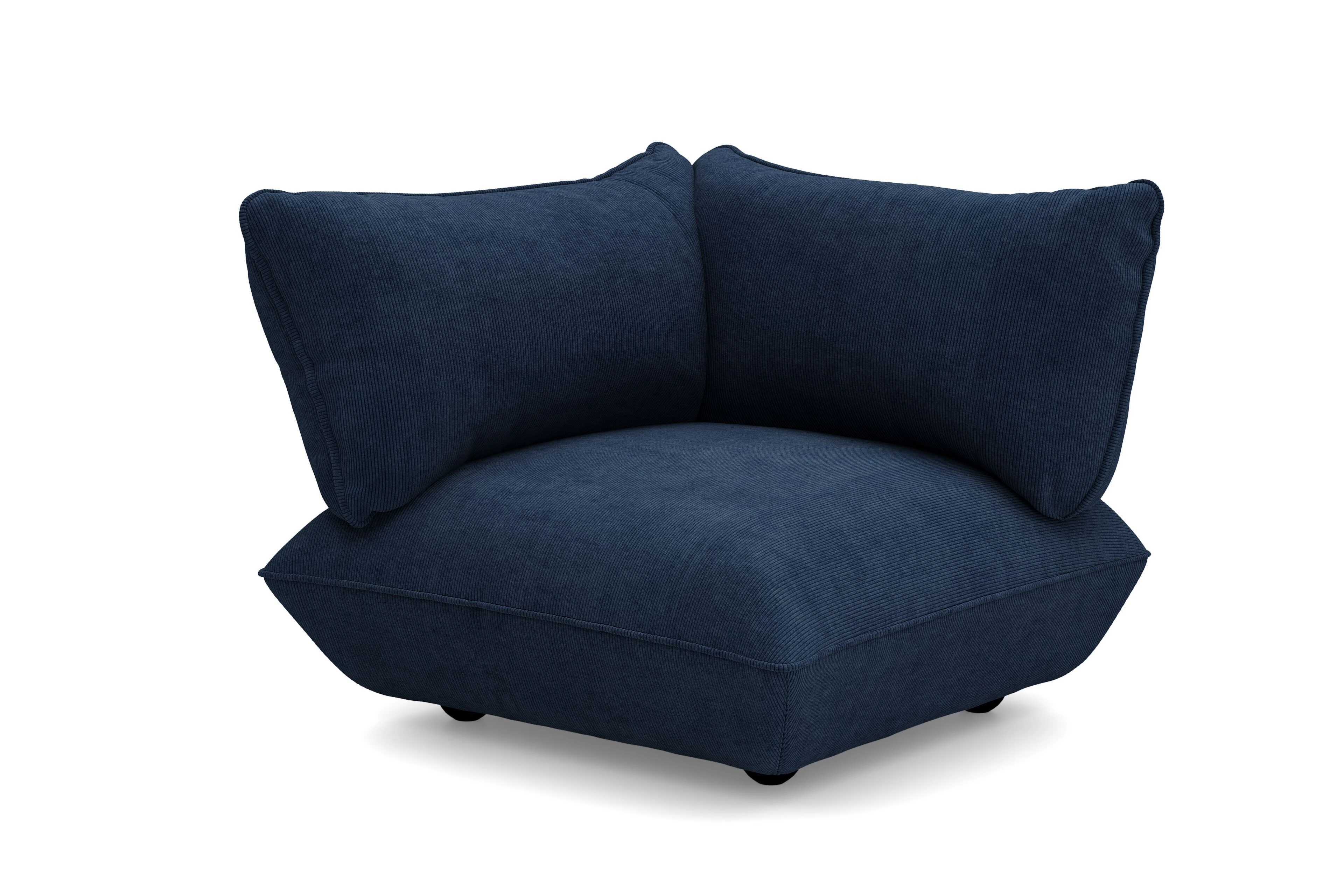 fatboy Sofa Sumo Corner Seat Left Cord Recycled Deep Blue