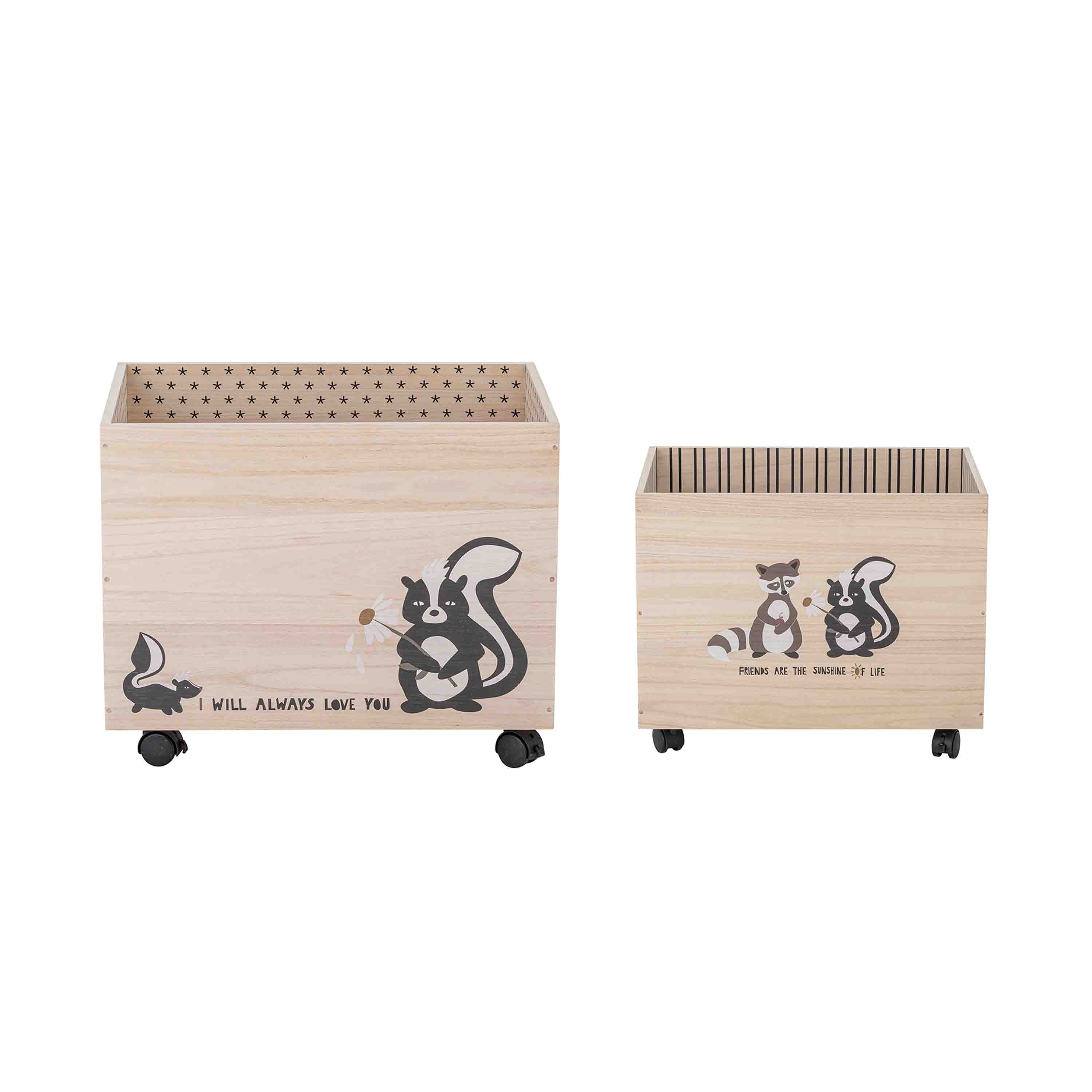 Bloomingville Aufbewahrungskiste Nonni 2er-Set Natur Bloomingville Aufbewahrungskiste Nonni 2er-Set Natur