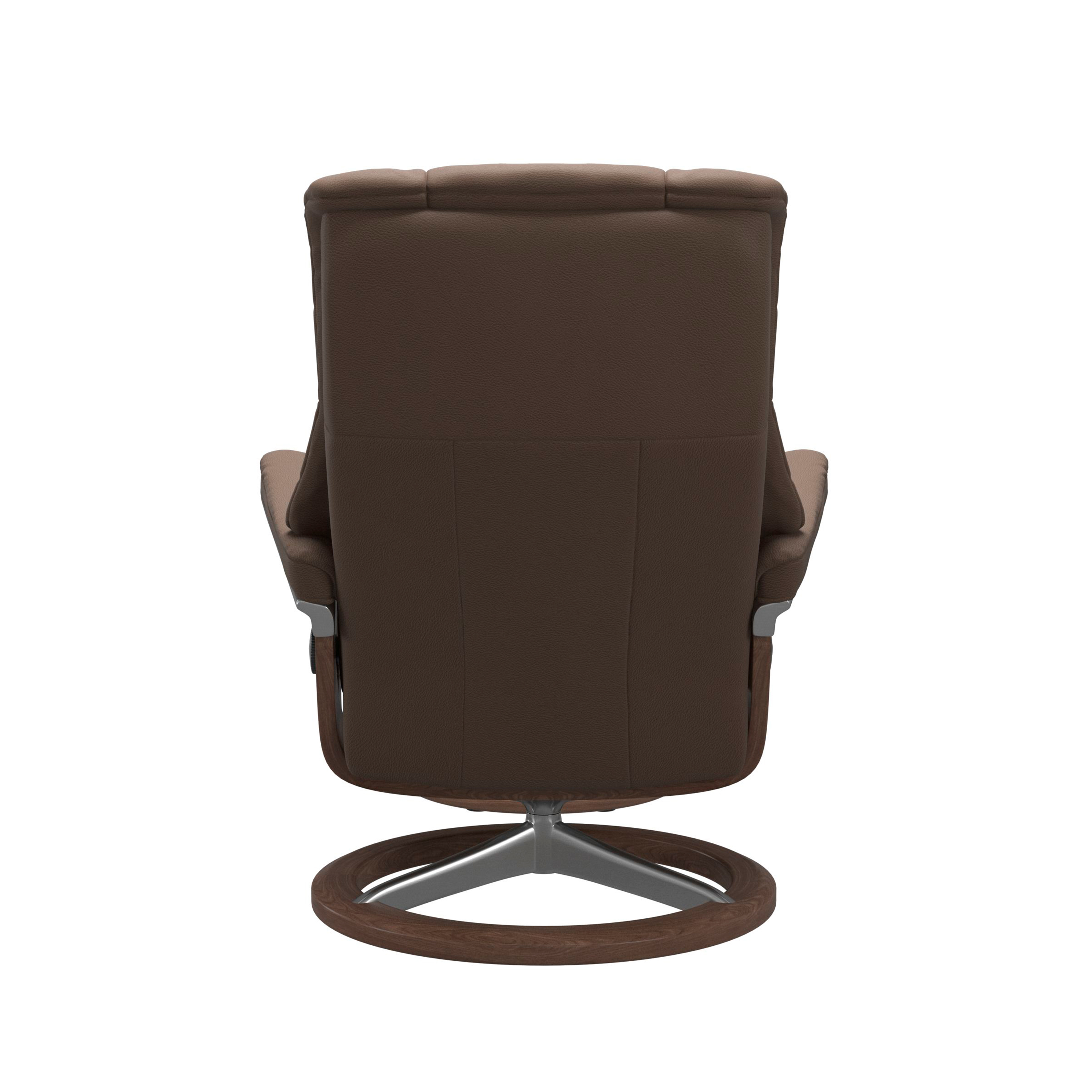 Stressless Mayfair Signature Sessel mit Hocker M Leder Batick Mole Walnuss Chrom