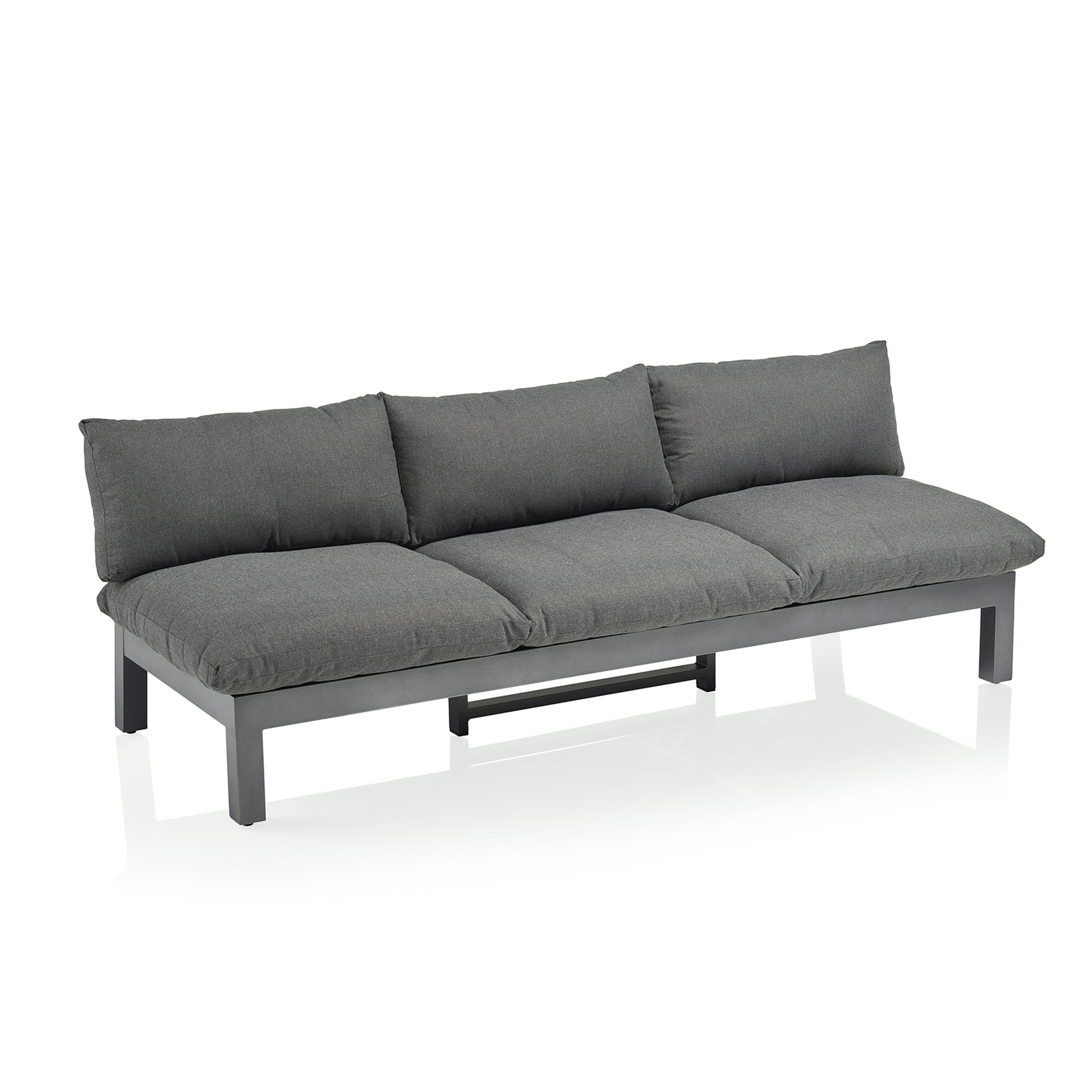 Kettler Gartensofa Comfort 3er-Sitzer Anthrazit Matt/Graphit