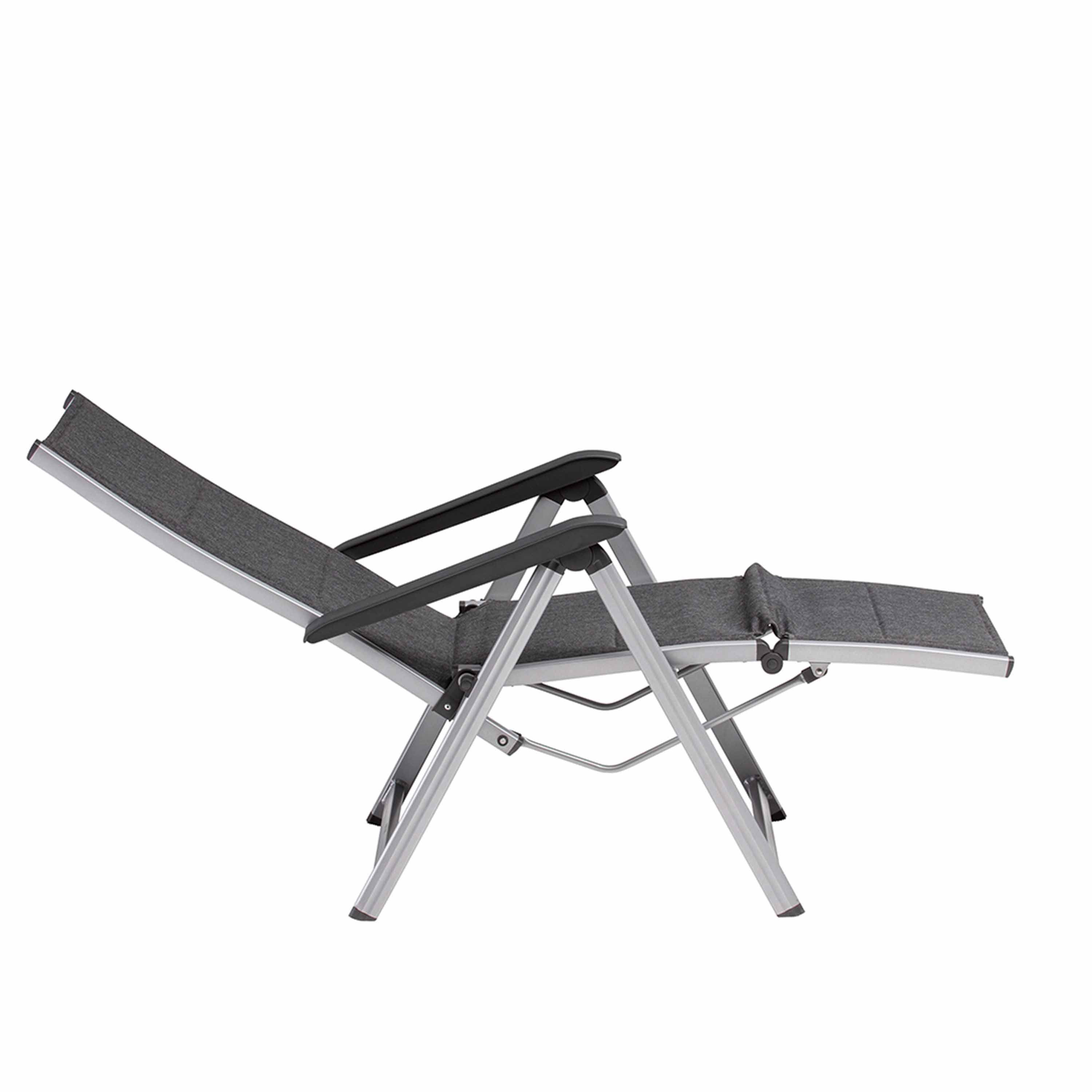 Kettler Gartensessel Basic Plus Padded Relaxsessel Silber/Anthrazit Kettler Gartensessel Basic Plus Padded Relaxsessel Silber/Anthrazit