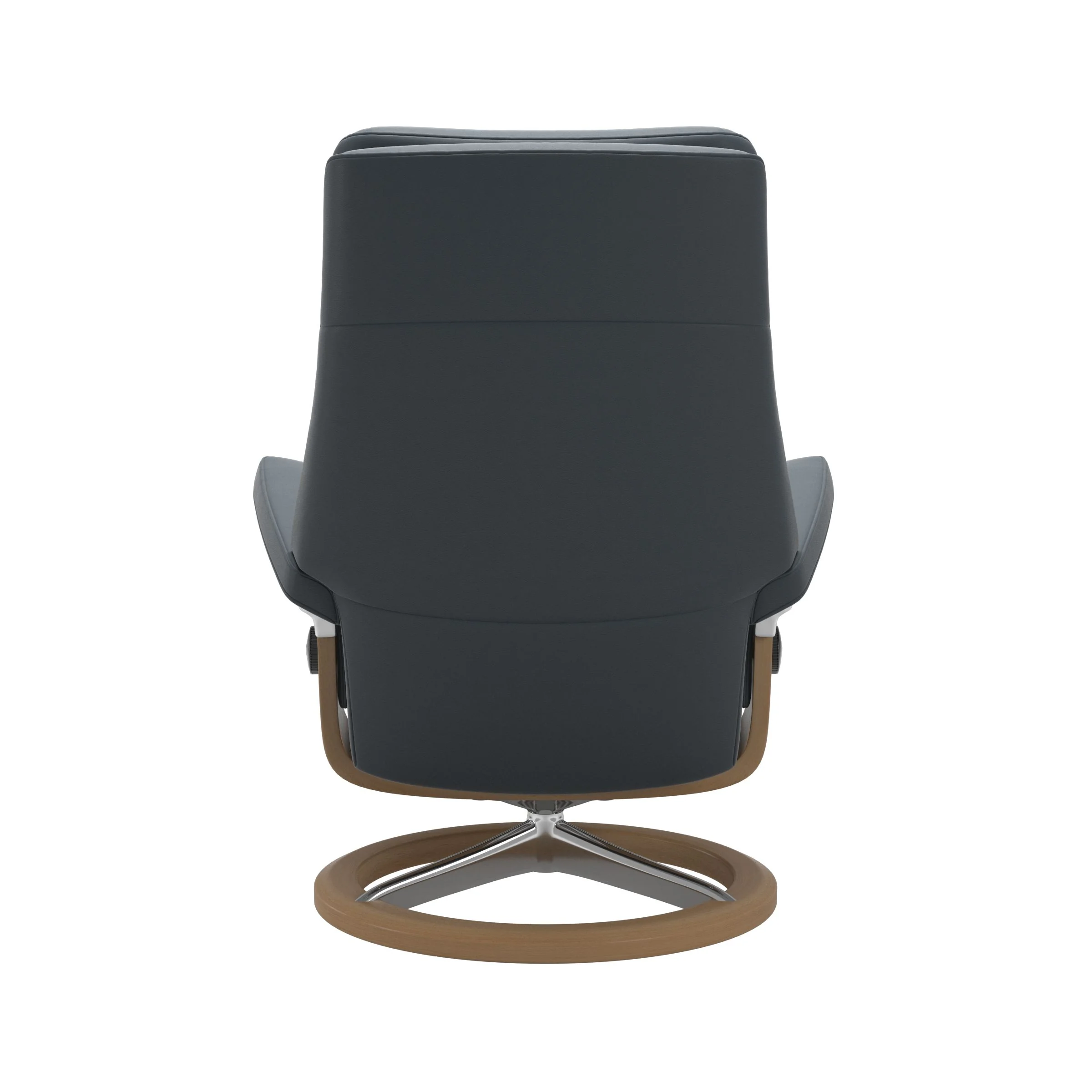 Stressless Paul Signature Sessel mit Hocker M Leder Batick Eiche Chrom