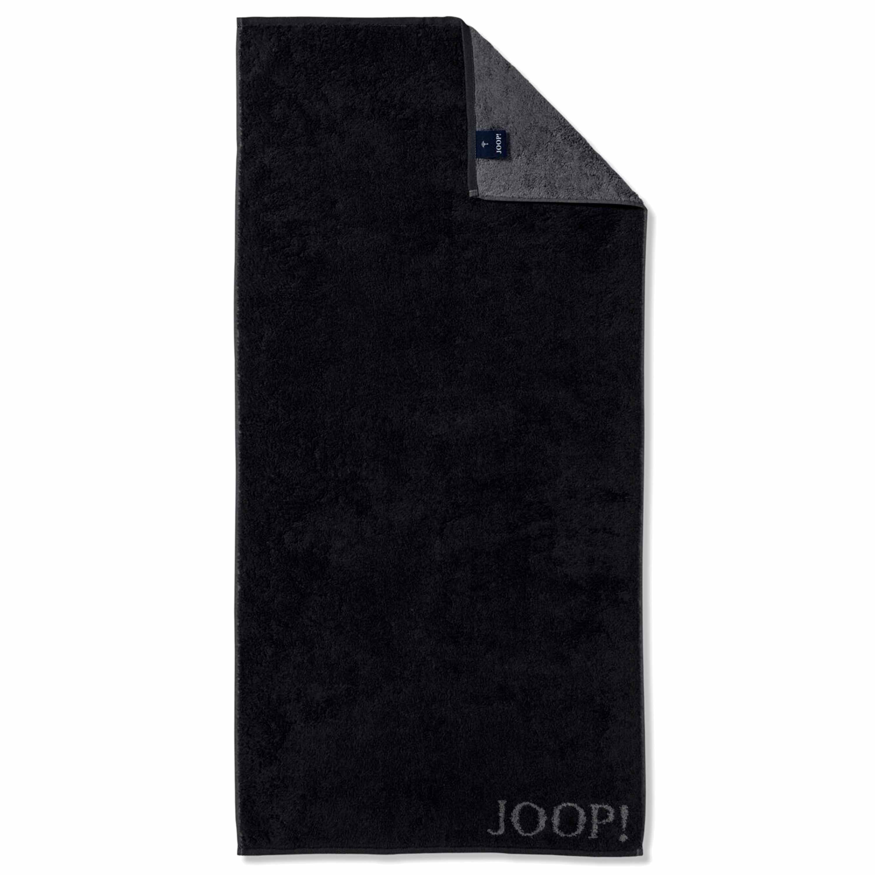 Joop! Handtuch Classic Doubleface 50/100 (3er-Set) Schwarz