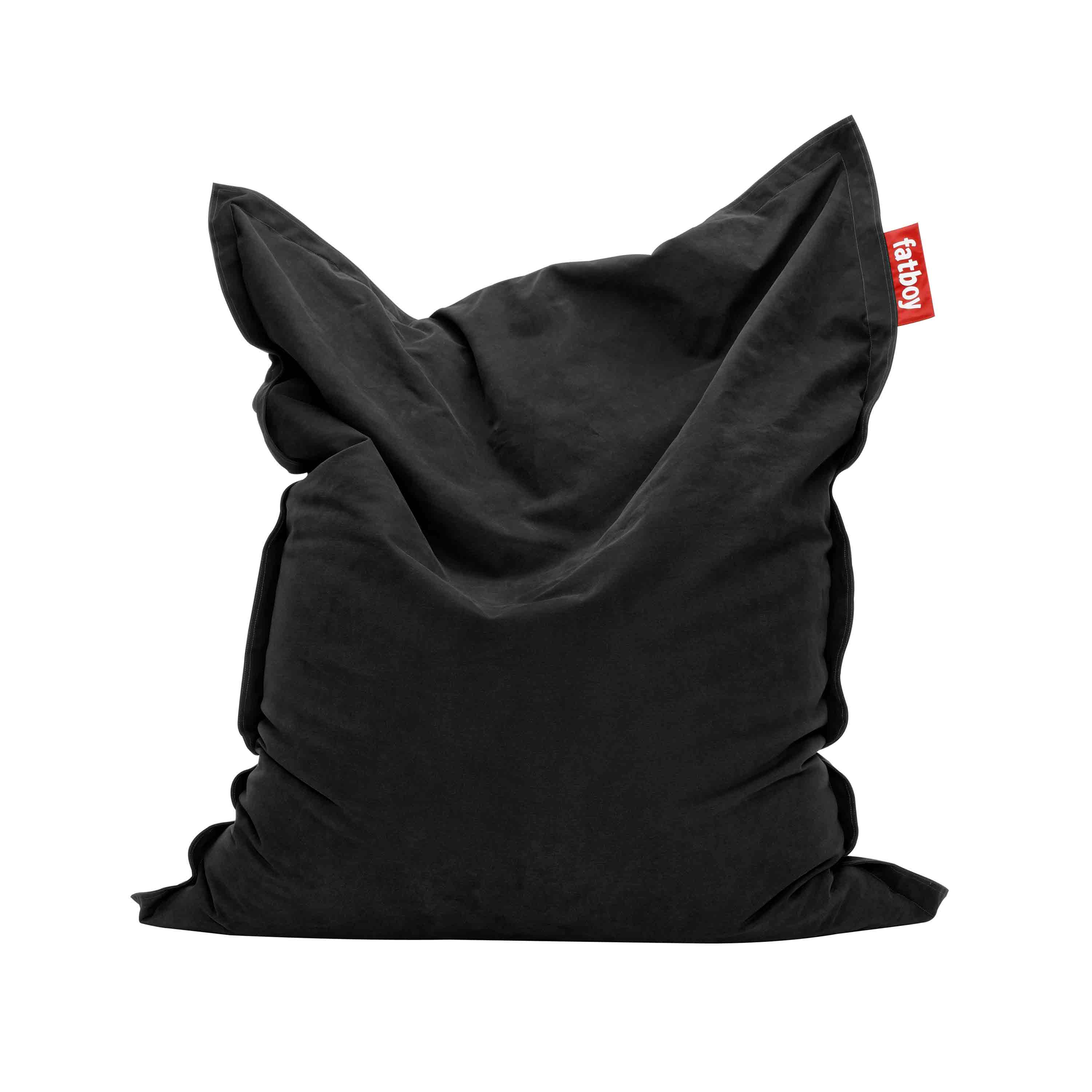 fatboy Sitzsack Original Stonewashed Schwarz