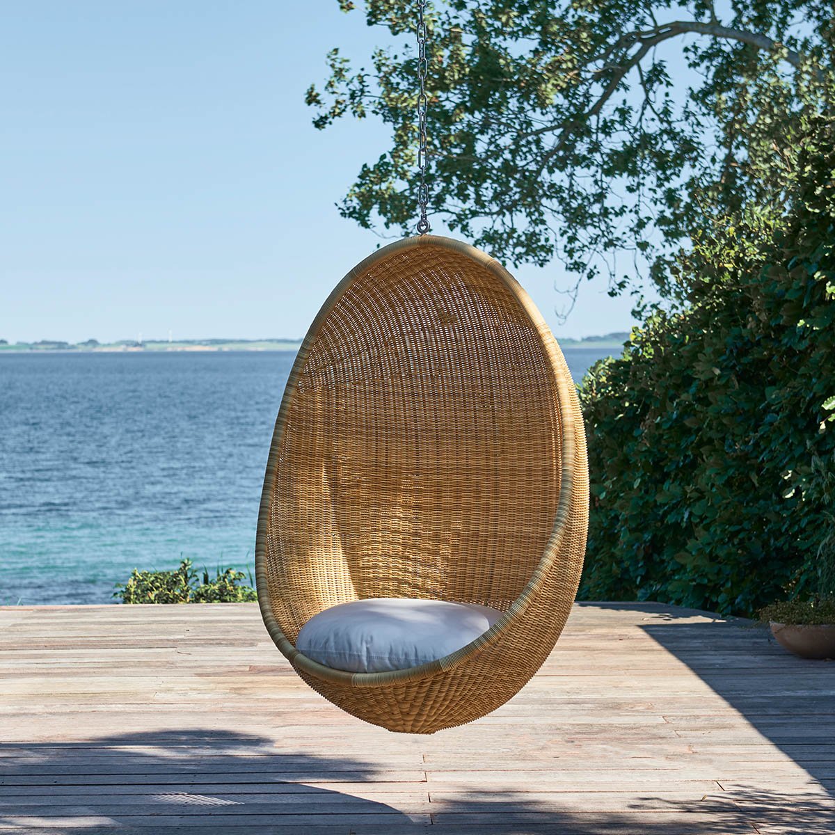 Sika Design Lounge-Sessel Hanging Egg Natur